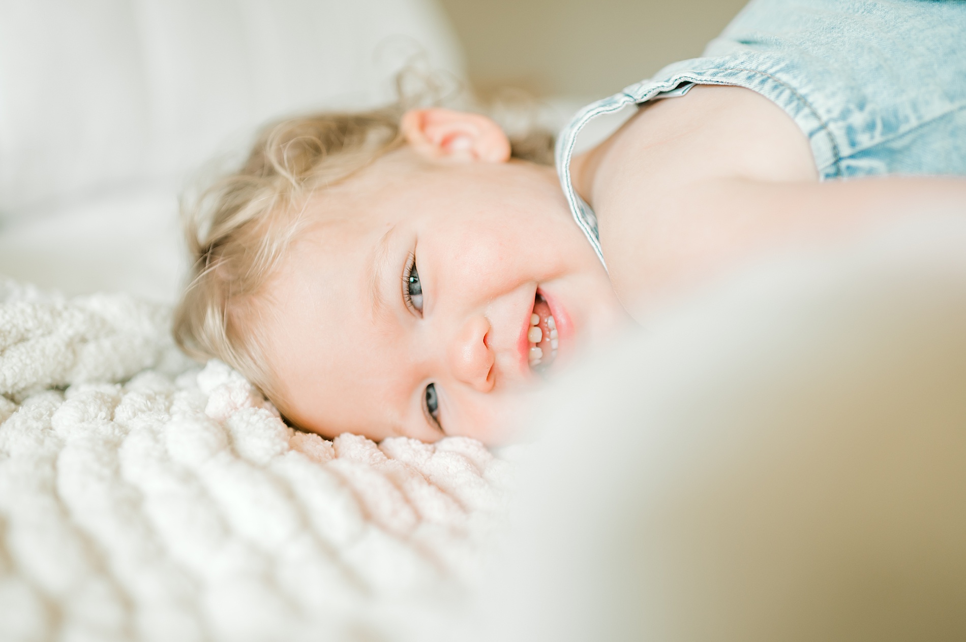 little girl portraits from family session