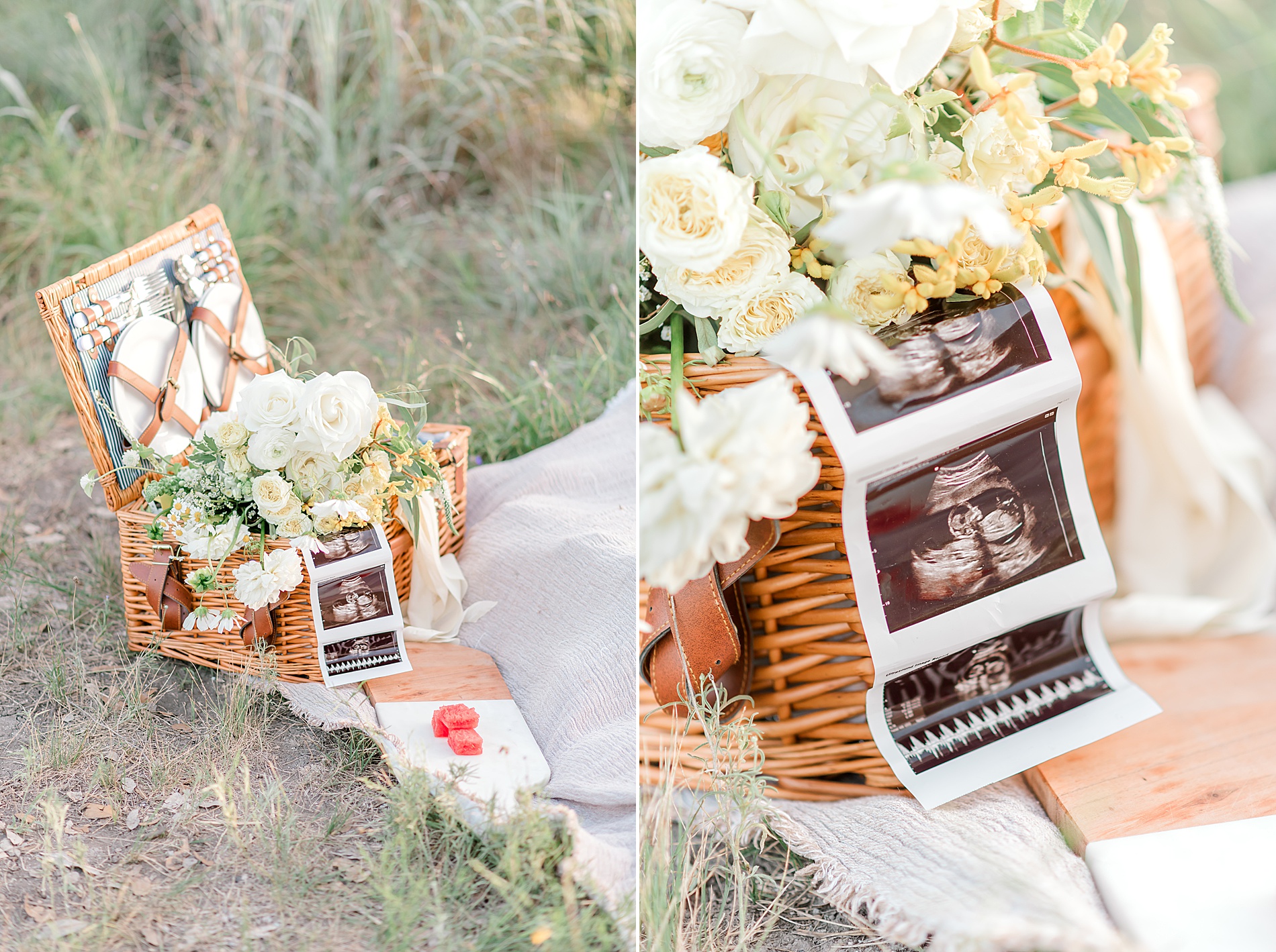 picnic basket from Whimsical Maternity Session in San Antonio, TX