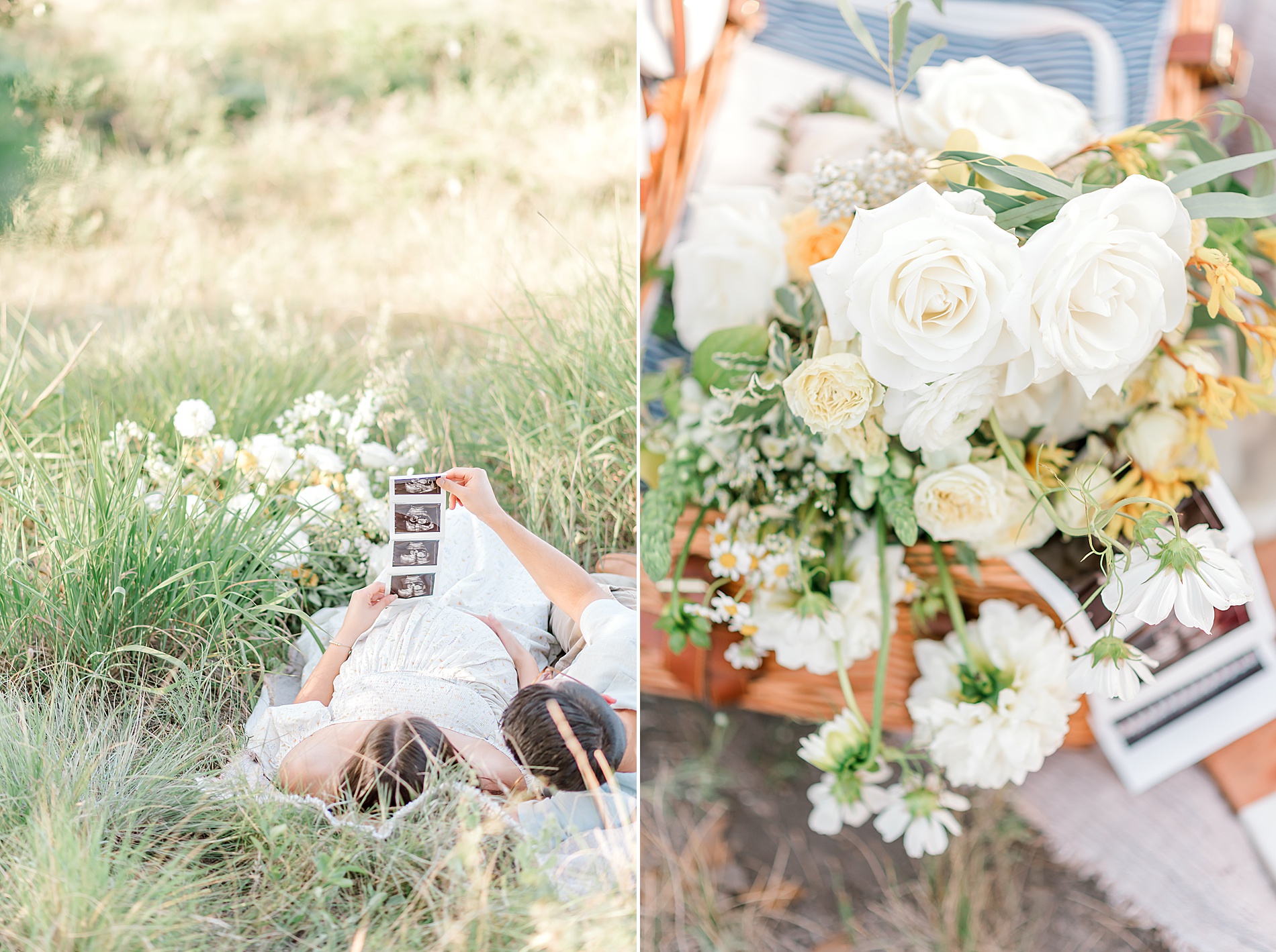 fresh flowers from Whimsical Maternity Session  