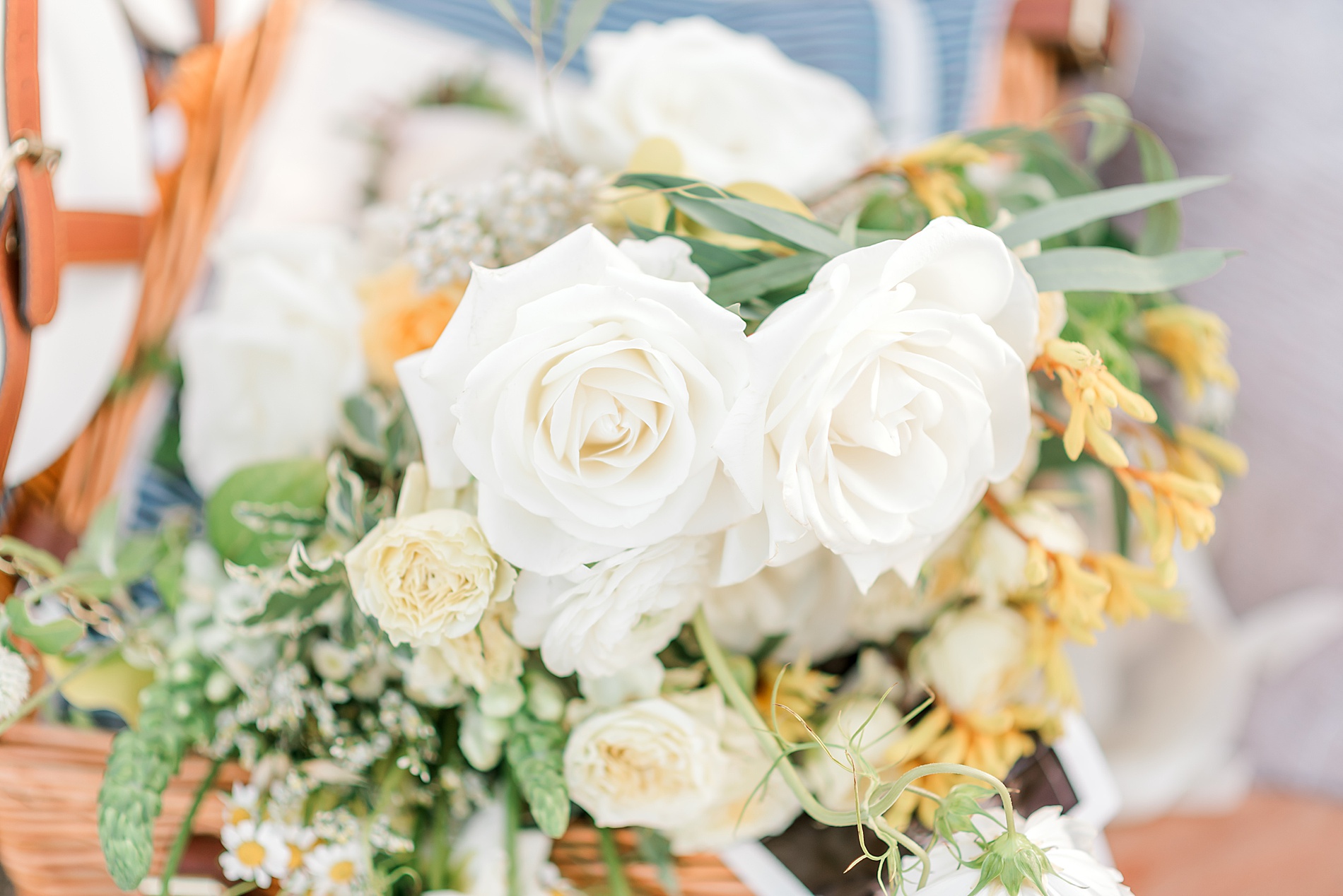 soft and light floral bouquet