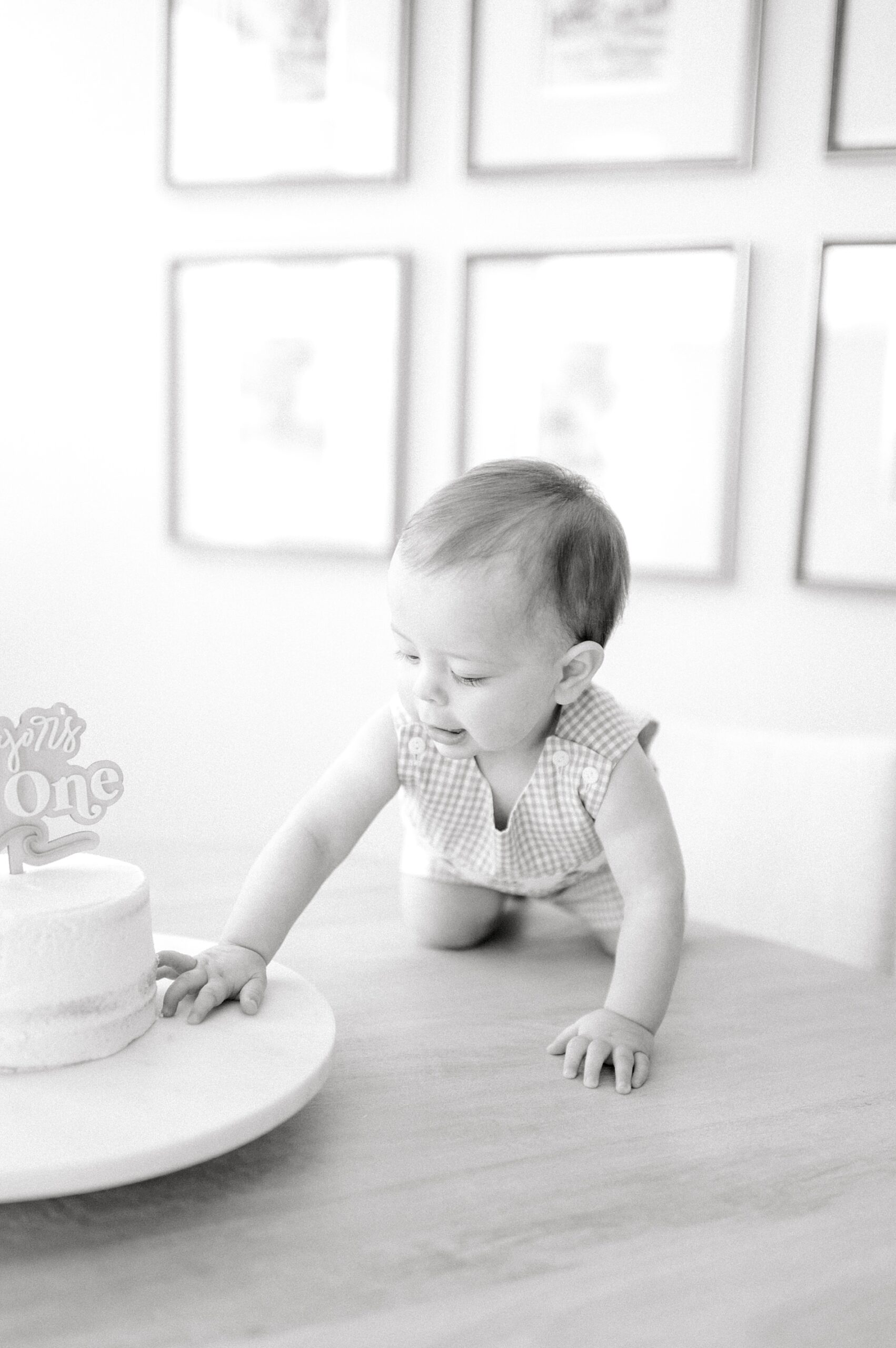 timeless cake smash photos