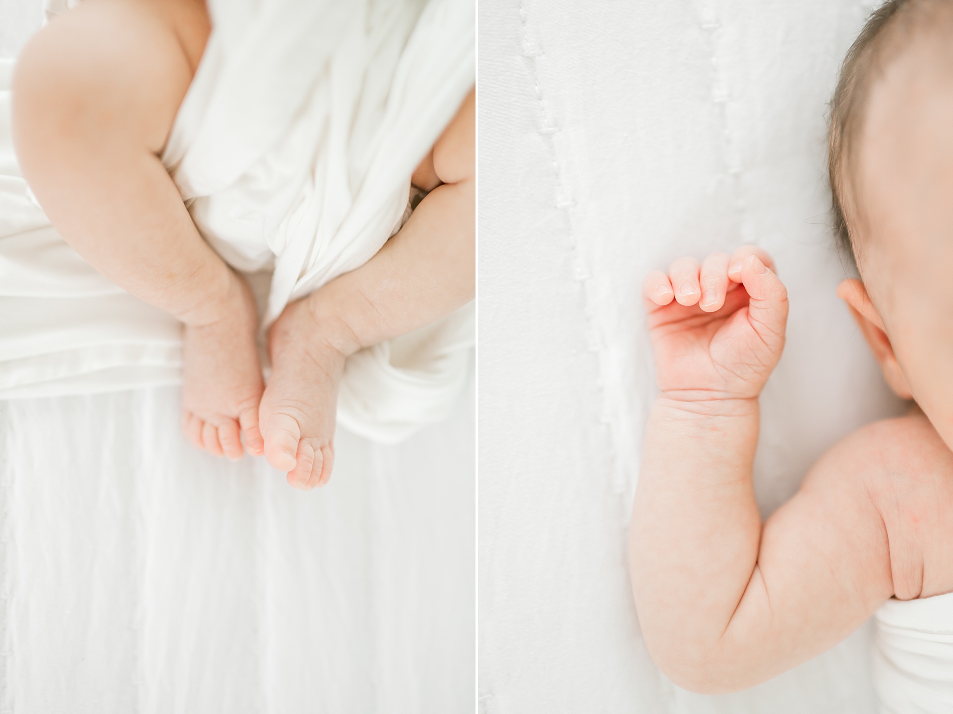 tiny fingers and toes of newborn