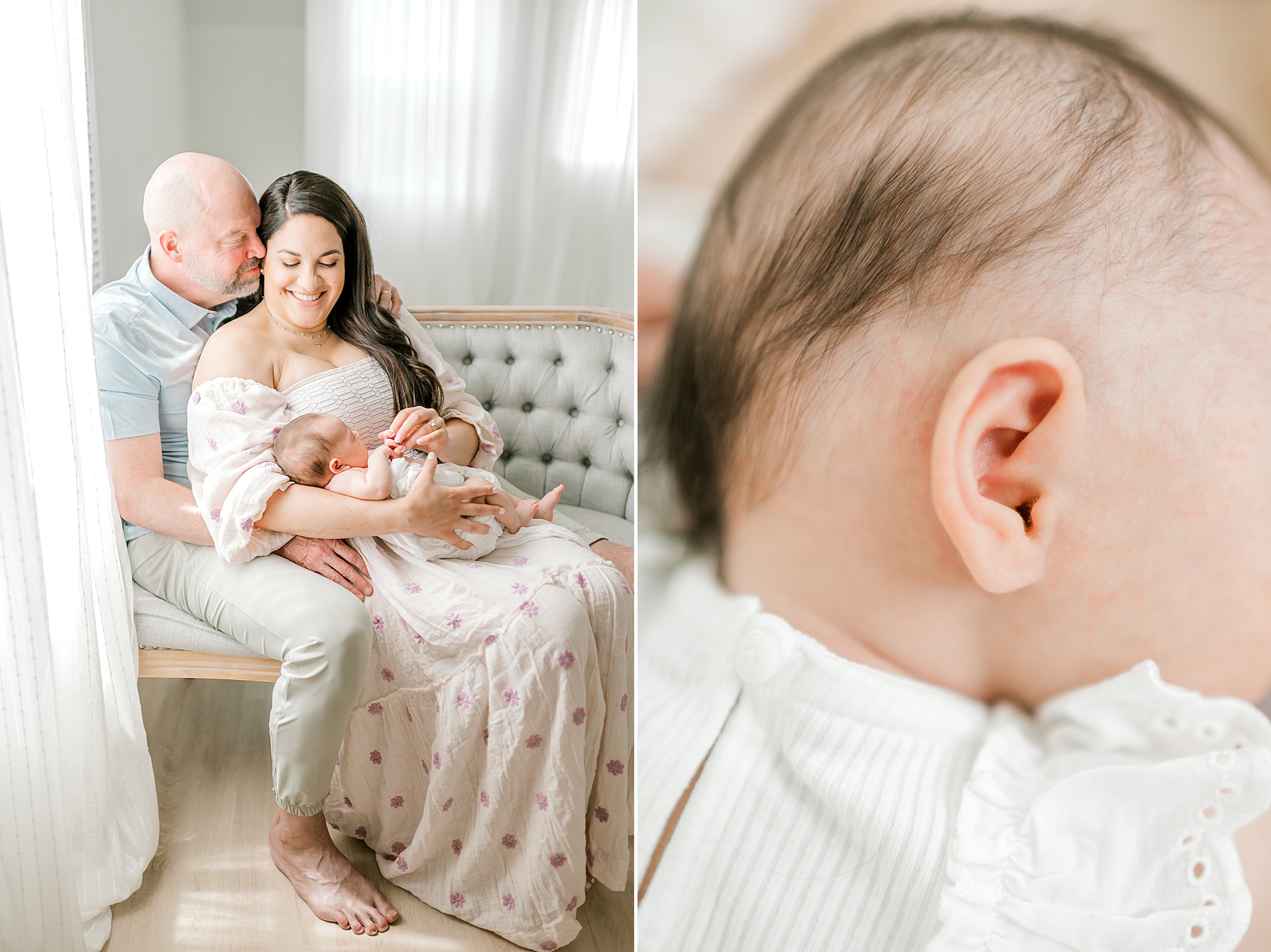 Bulverde Tx Studio newborn session