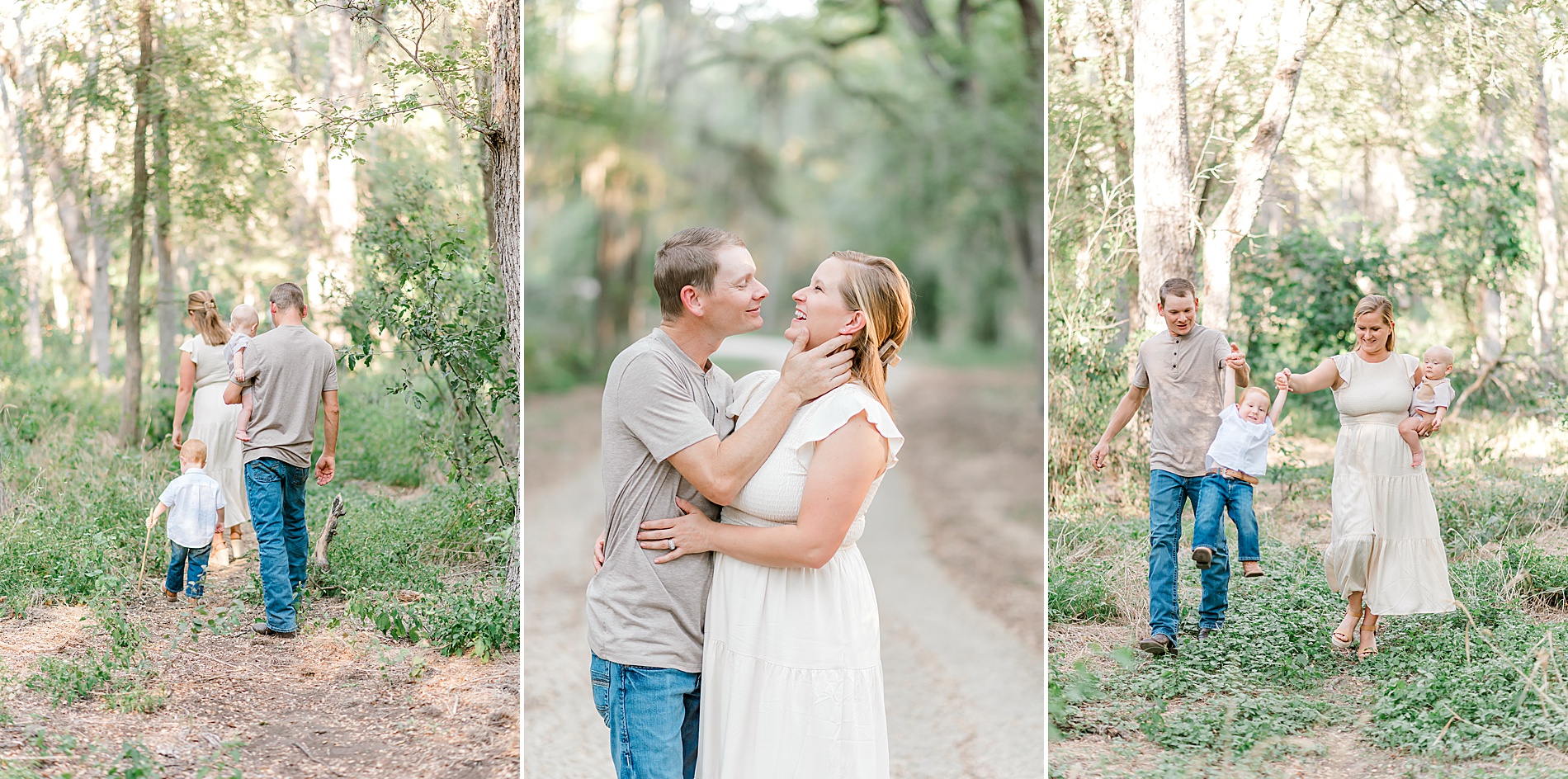 light and airy family session at  Brackenridge Park in San Antonio TX 