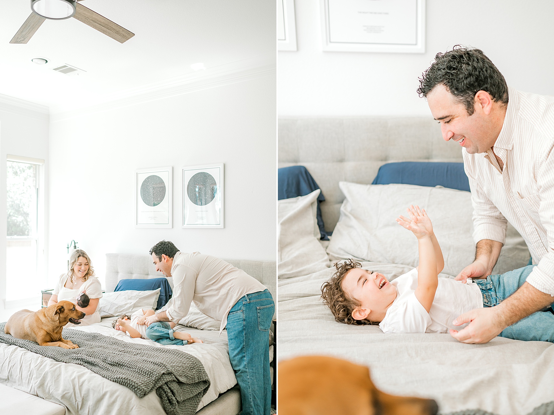 San Antonio In-Home Newborn Session | Tips for Sessions with Young Siblings