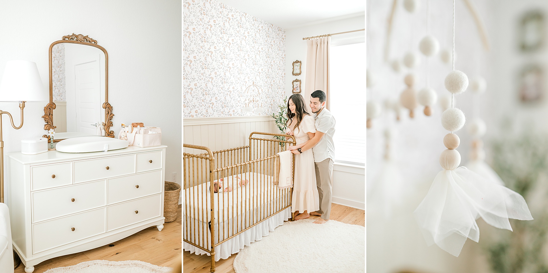 timeless newborn photos from light and airy in-home lifestyle session