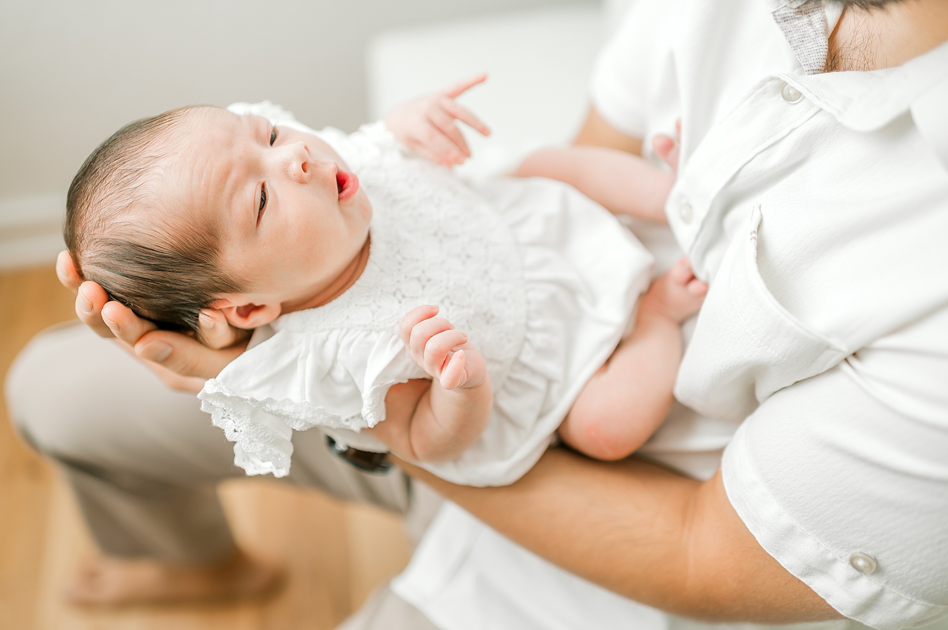 newborn session in San Antonio home