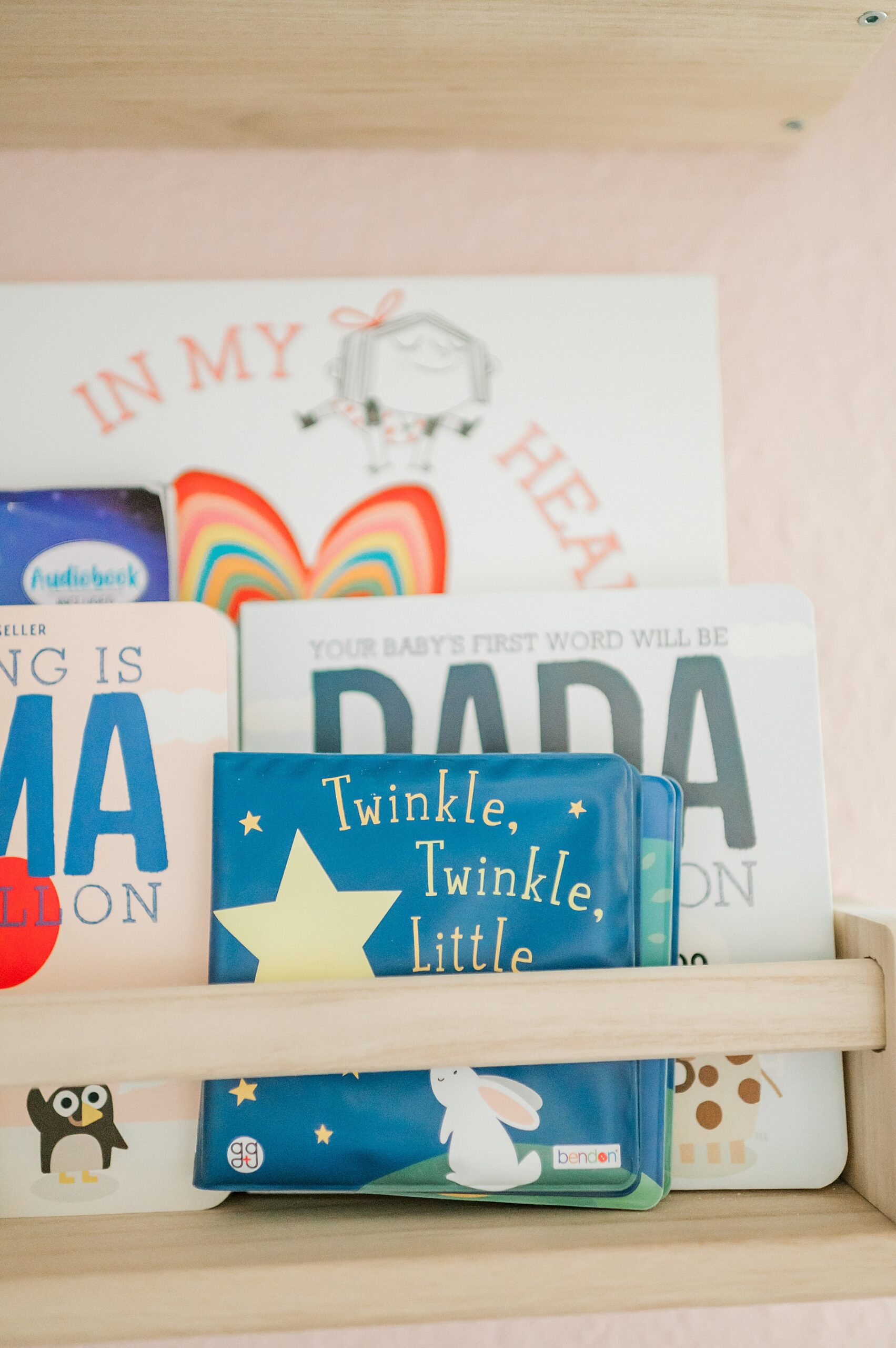 nursery books from Lifestyle Newborn Session in San Antonio, TX 