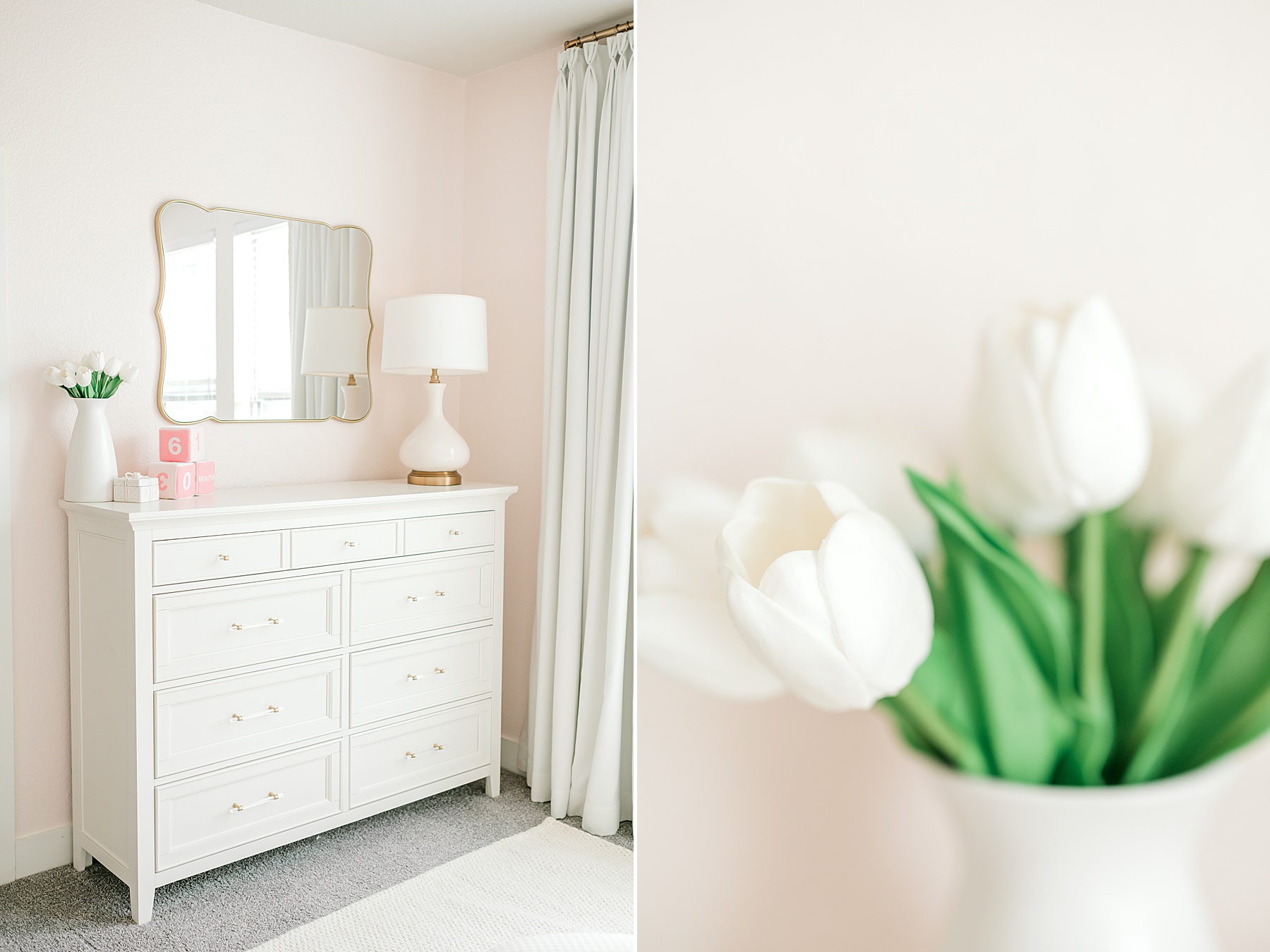 dresser inside nursery