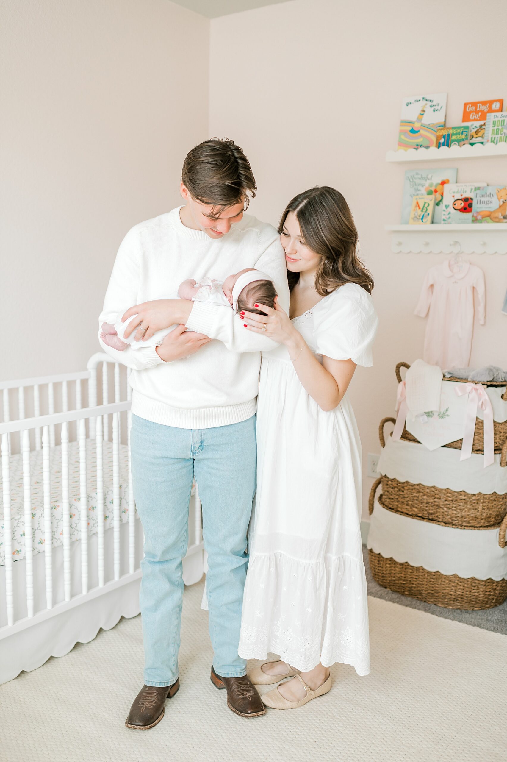 timeless newborn photos from in-home session