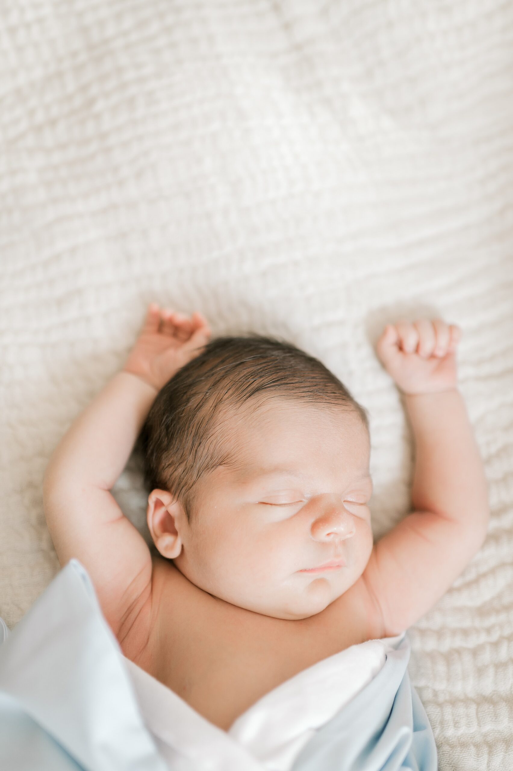 baby boy sleeps during session