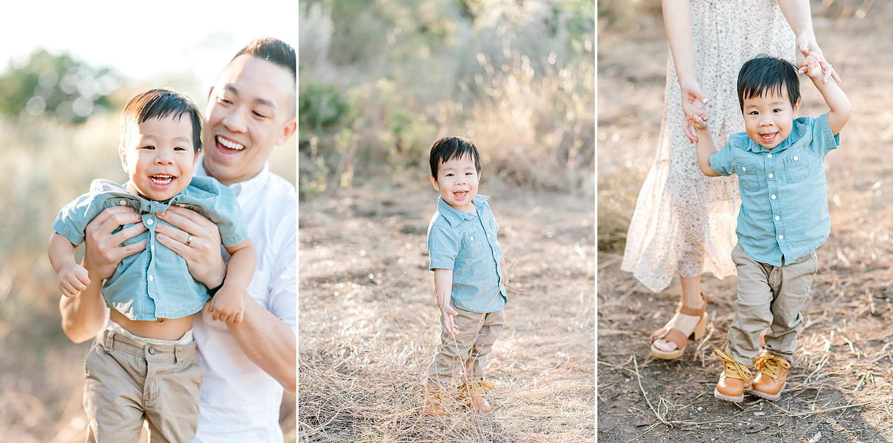 candid family photos at Phil Hardberger Park 