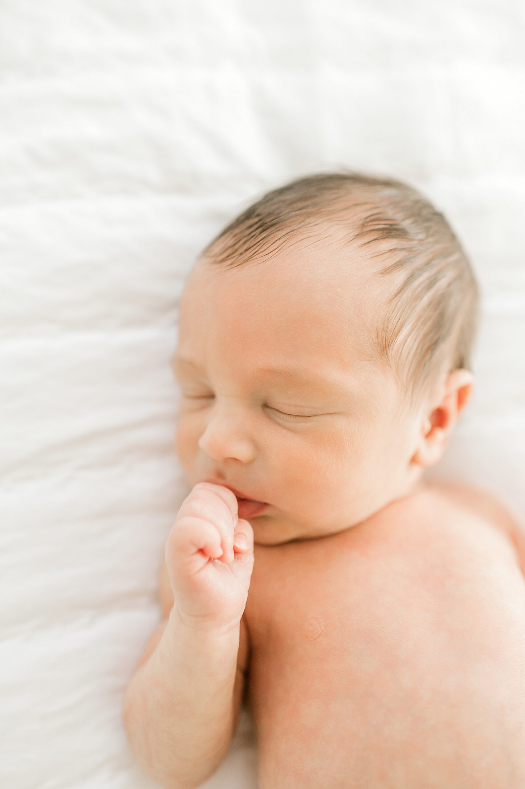 newborn boy photos from December Studio Newborn Session