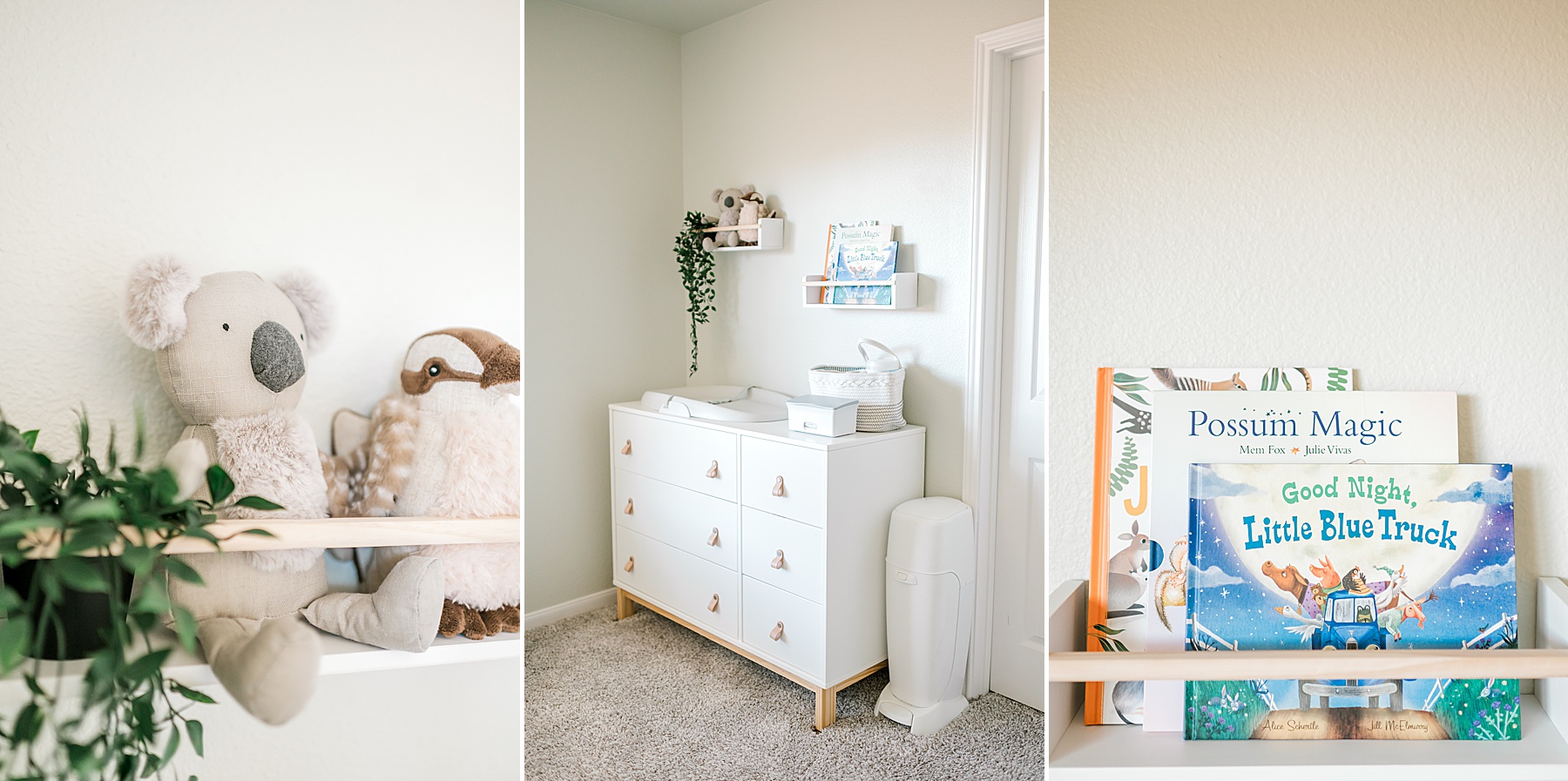 nursery details from Candid In-Home Newborn Session