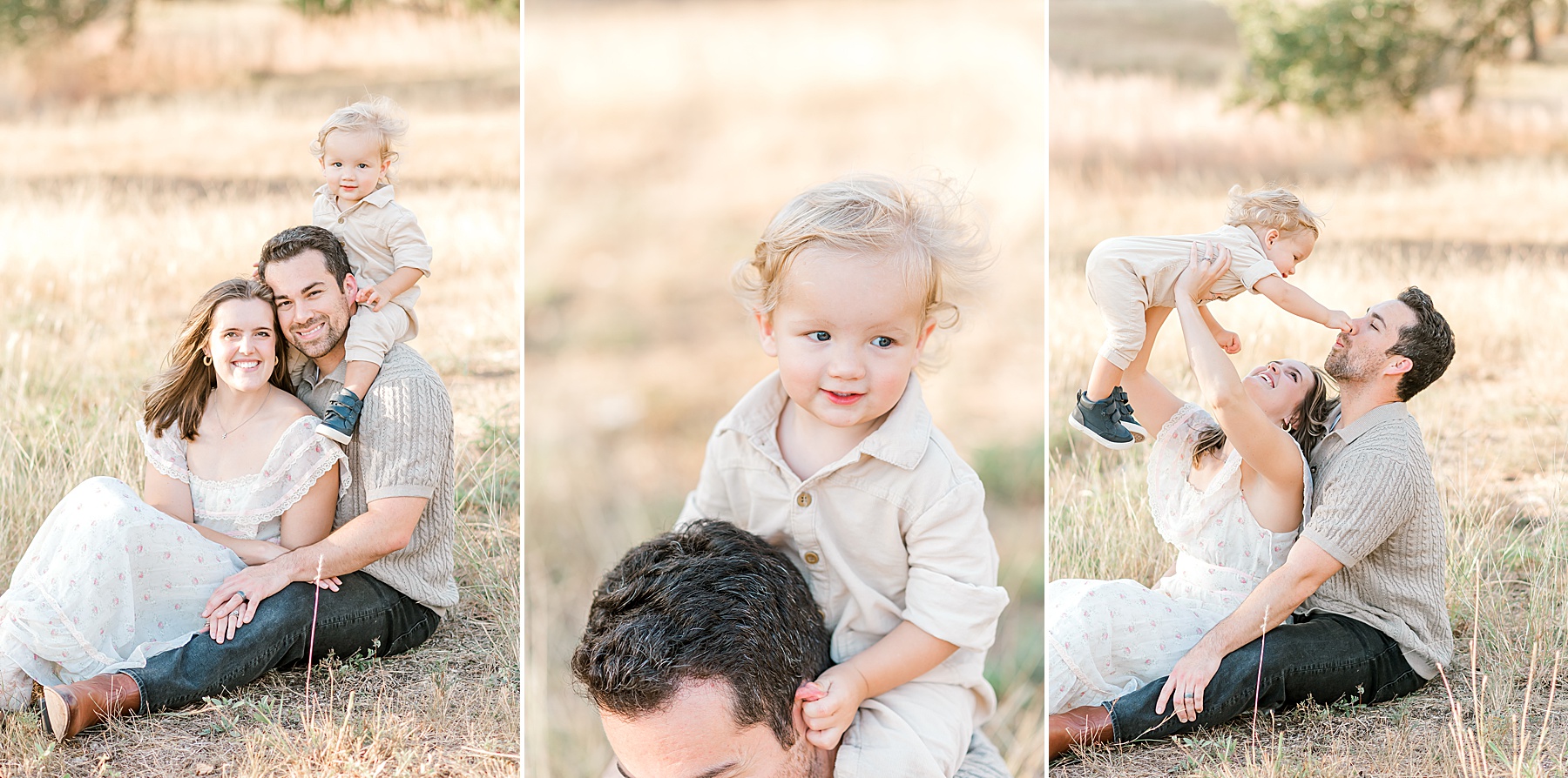 candid photos of parents playing and loving on son | Why Full Family Sessions Can Benefit Young Kids