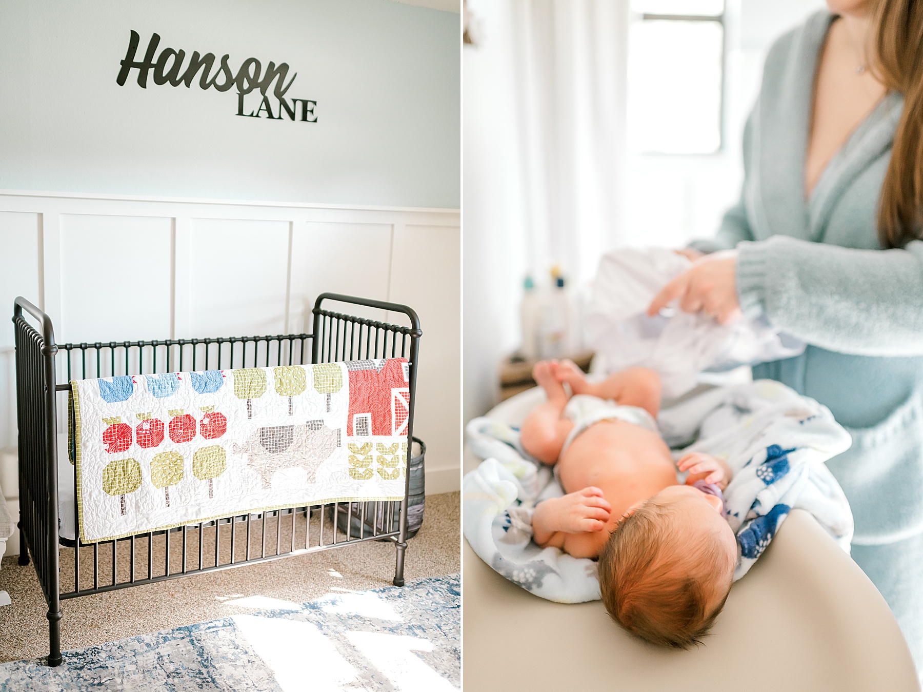 Rainbow Baby Newborn Session