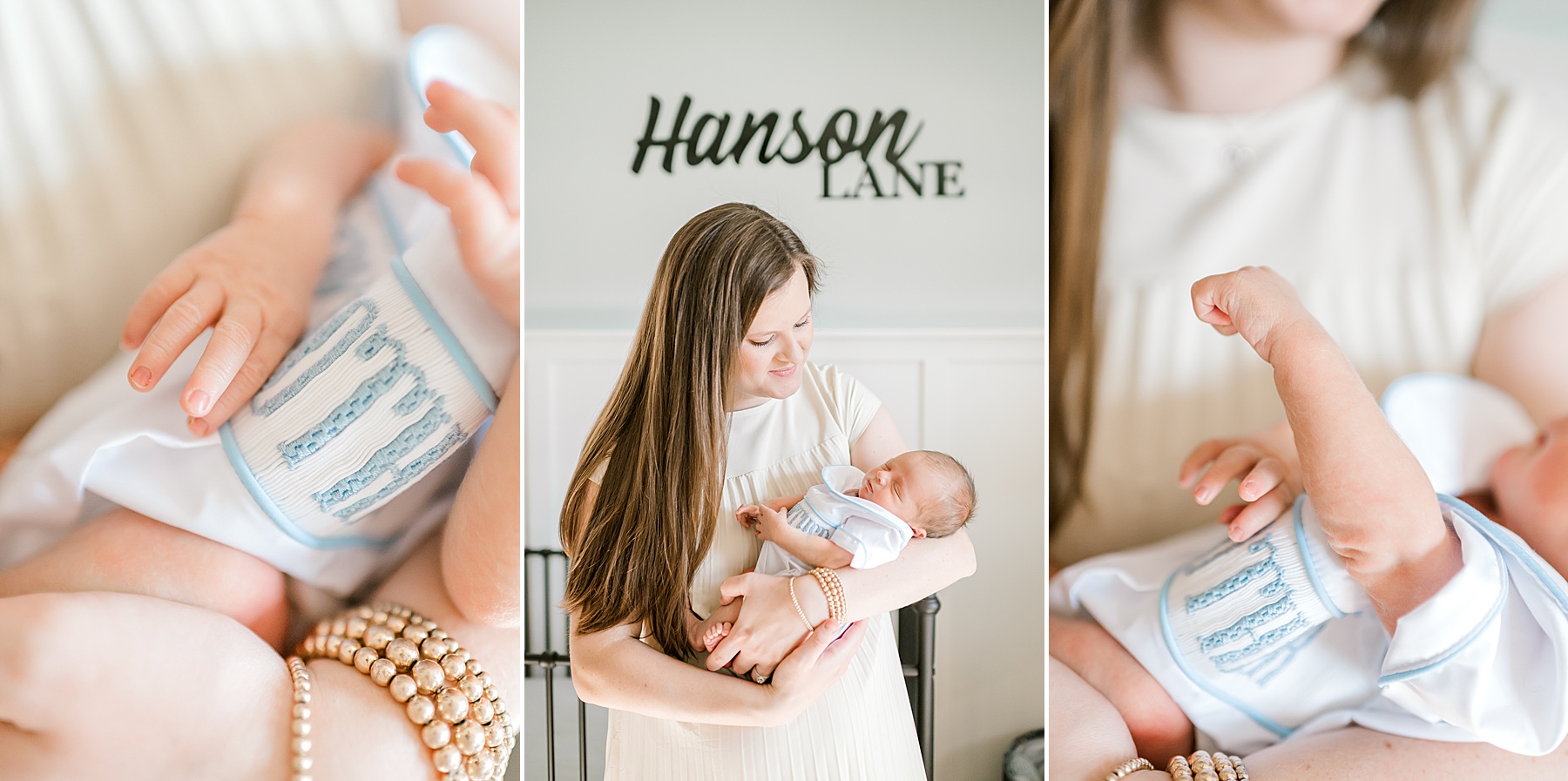 mom holds newborn