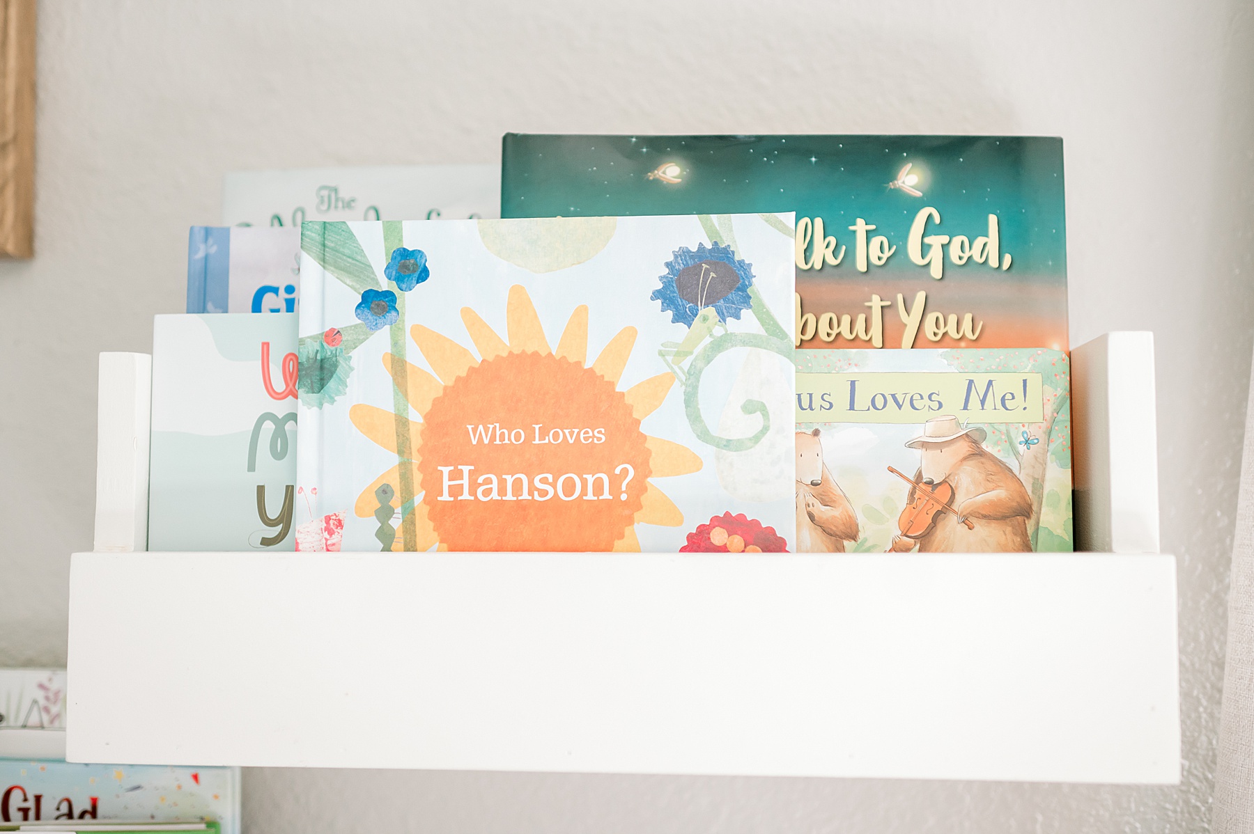 bookshelf in nursery