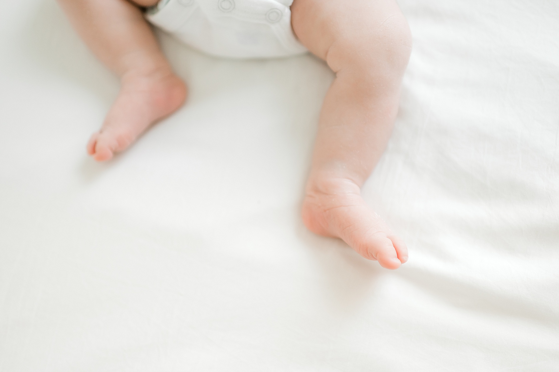 newborn's tiny feet