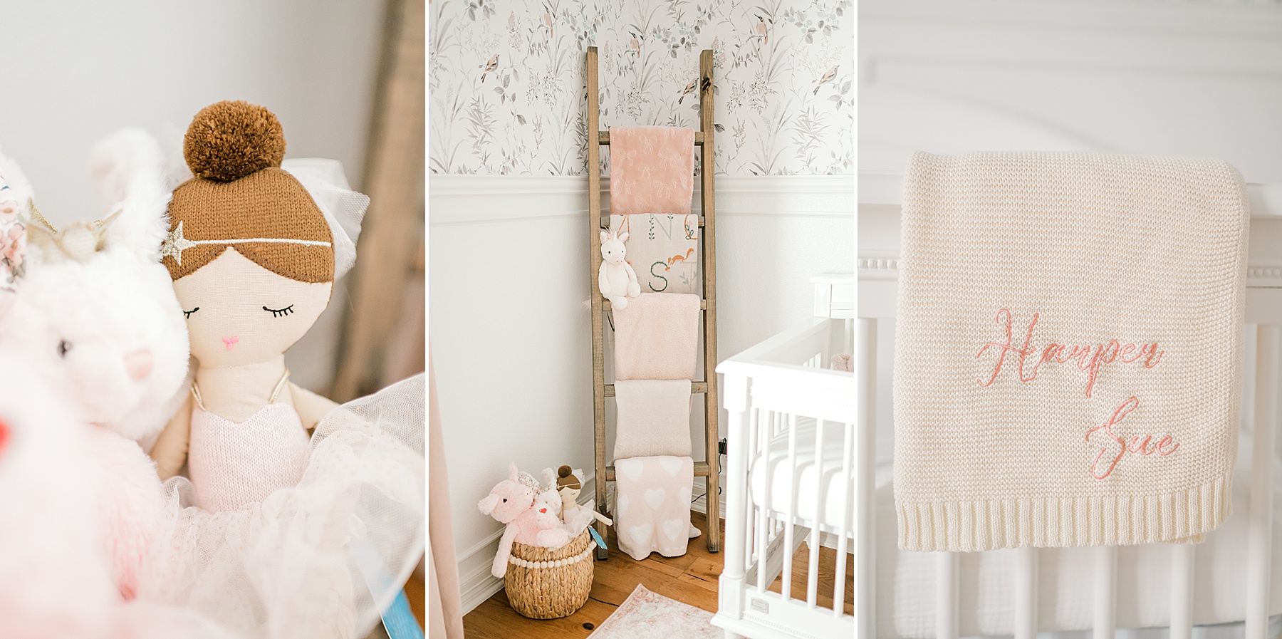 soft and welcoming baby girl nursery | Rescheduling Due to Weather | Why Natural Light Matters for In-Home Newborn Sessions