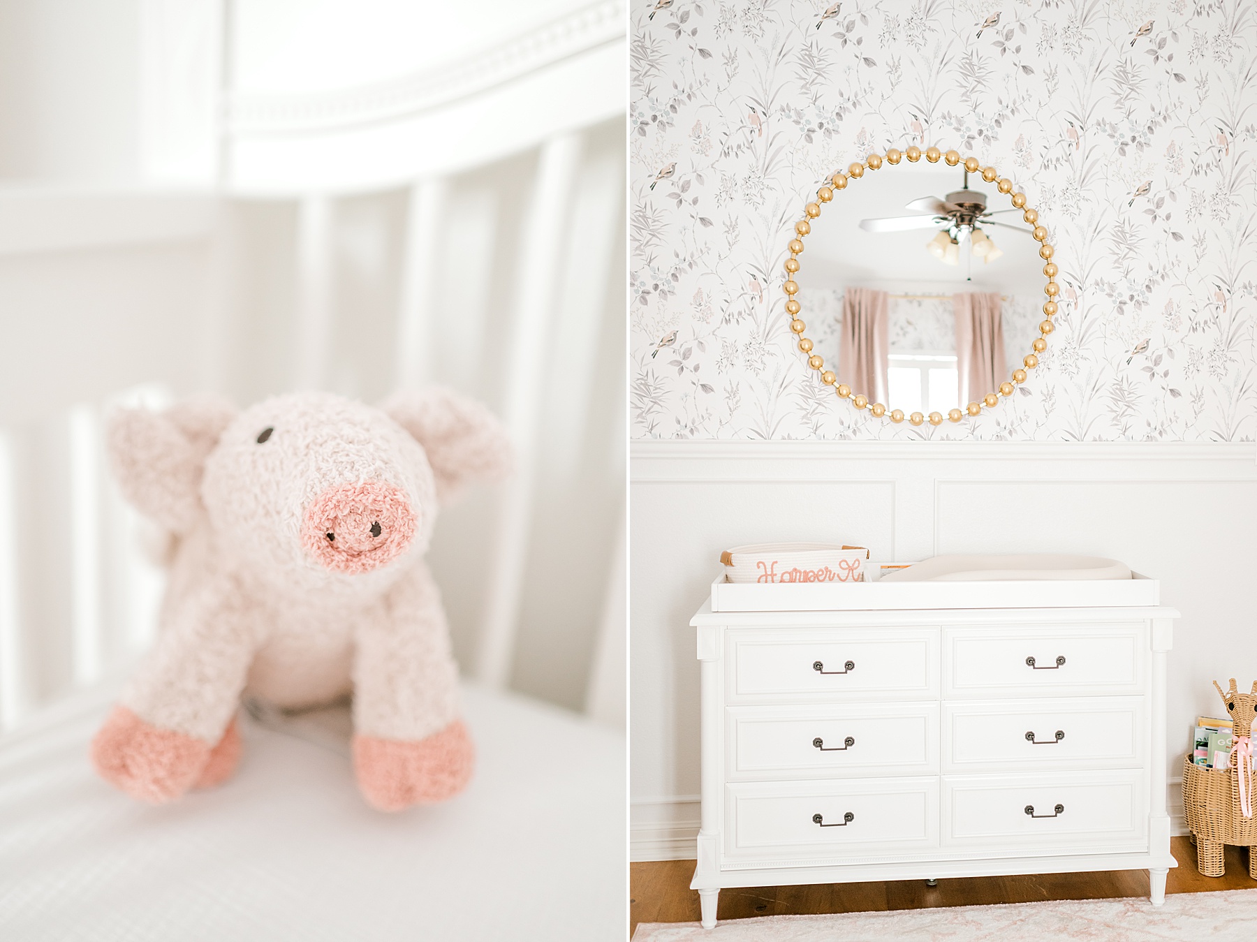 nursery details from In-Home Newborn Session