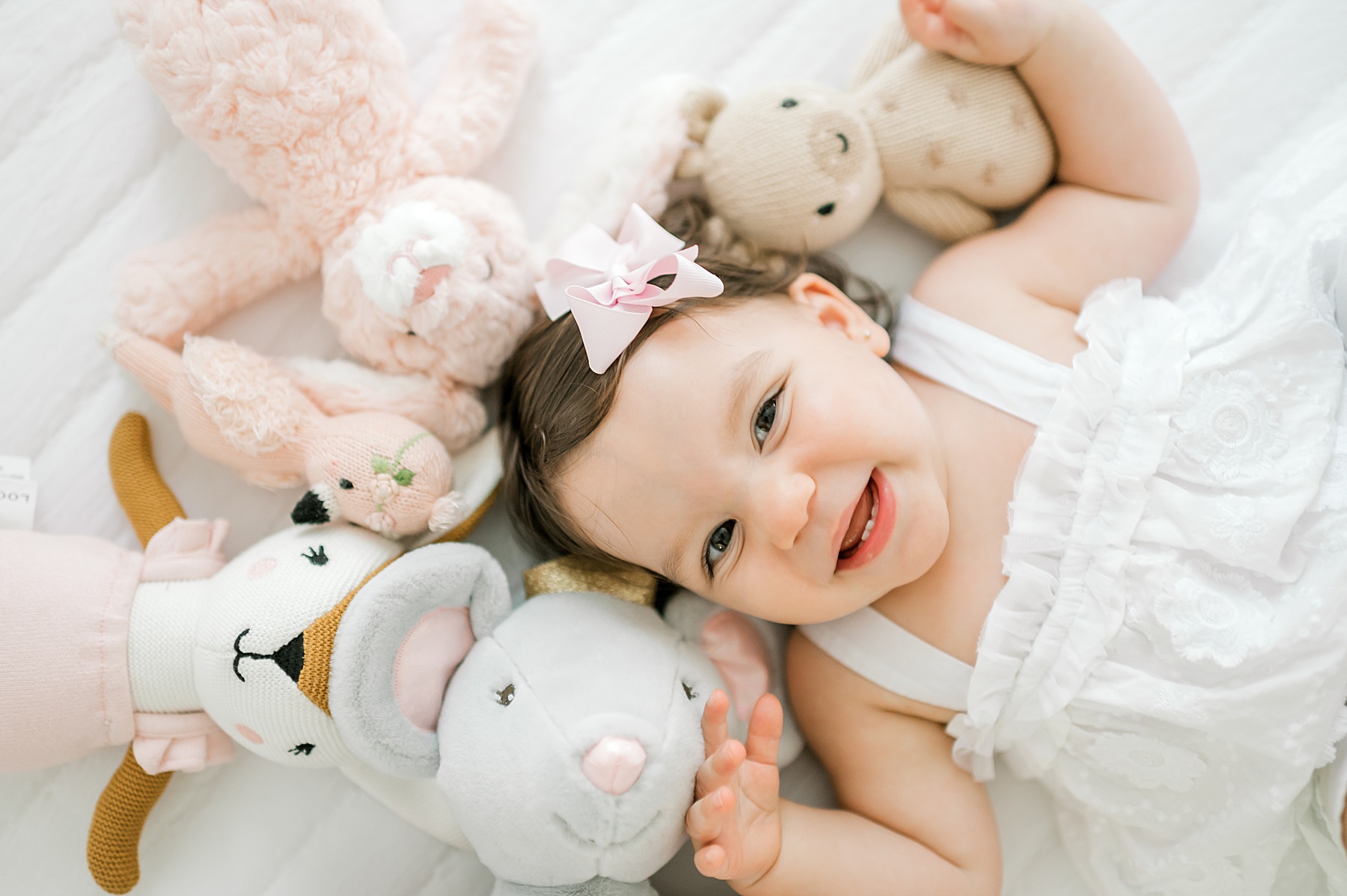 one year old Milestone Session in Bulverde, TX