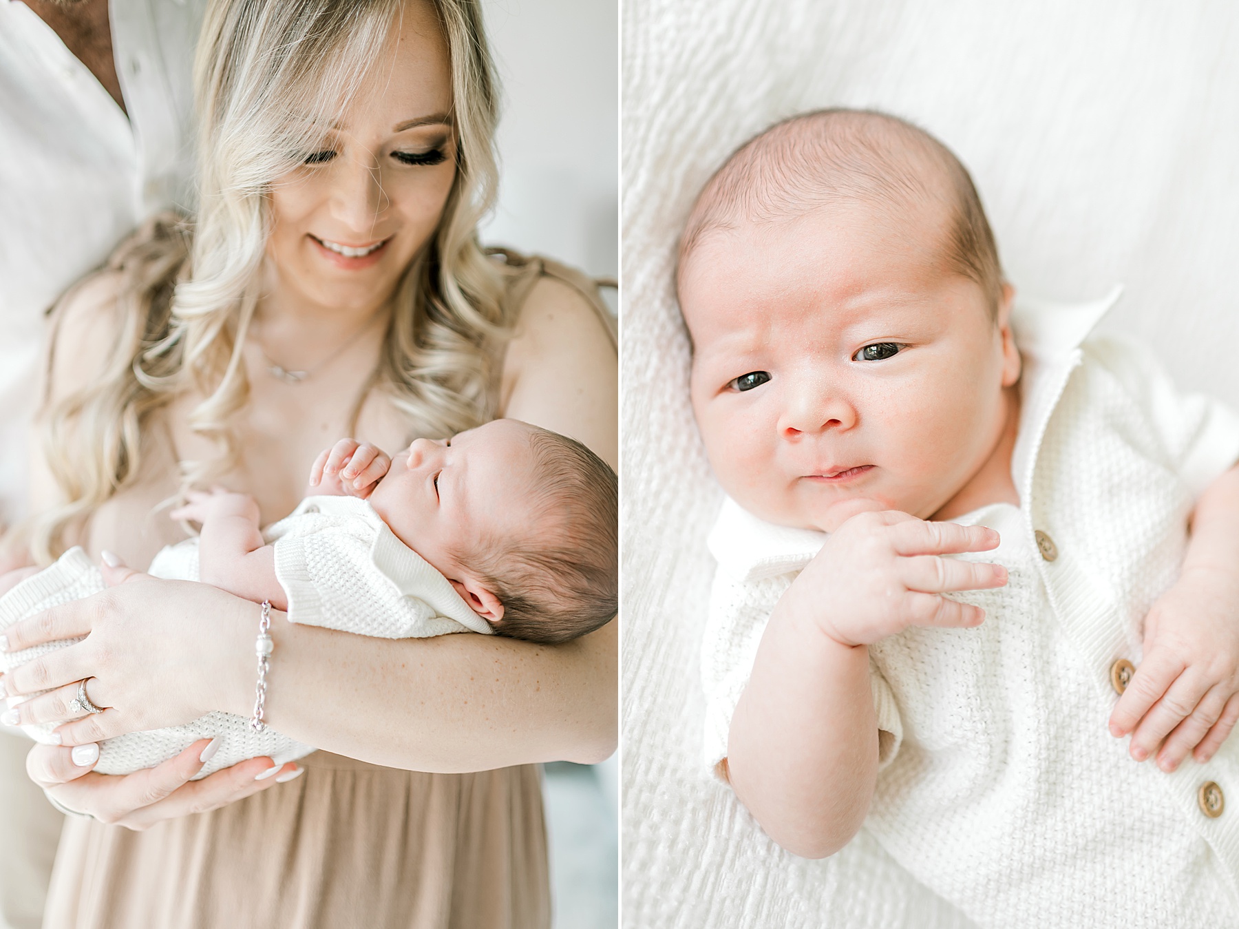 simple newborn photography by San Antonio newborn photographer