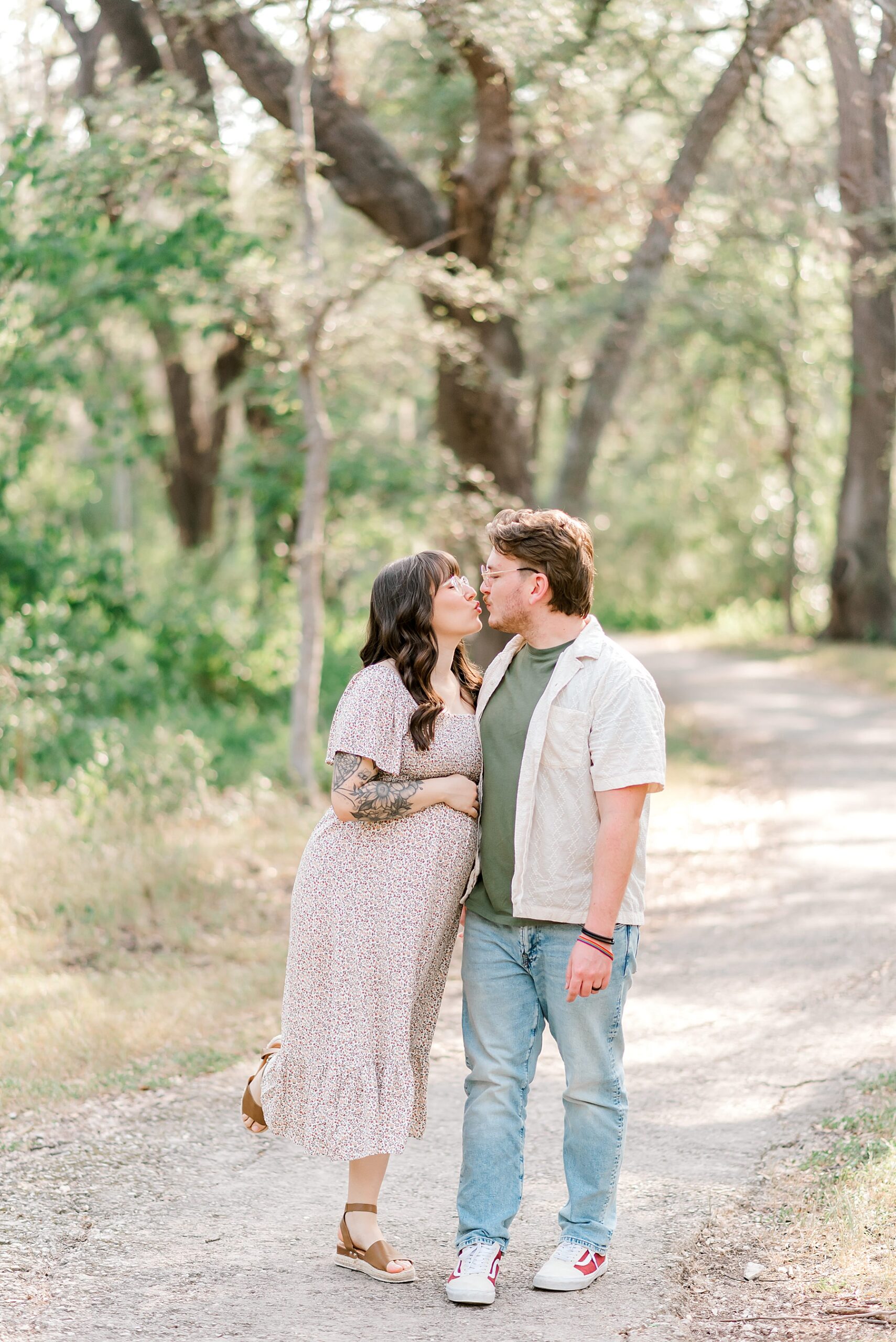 Brackenridge Park maternity portraits