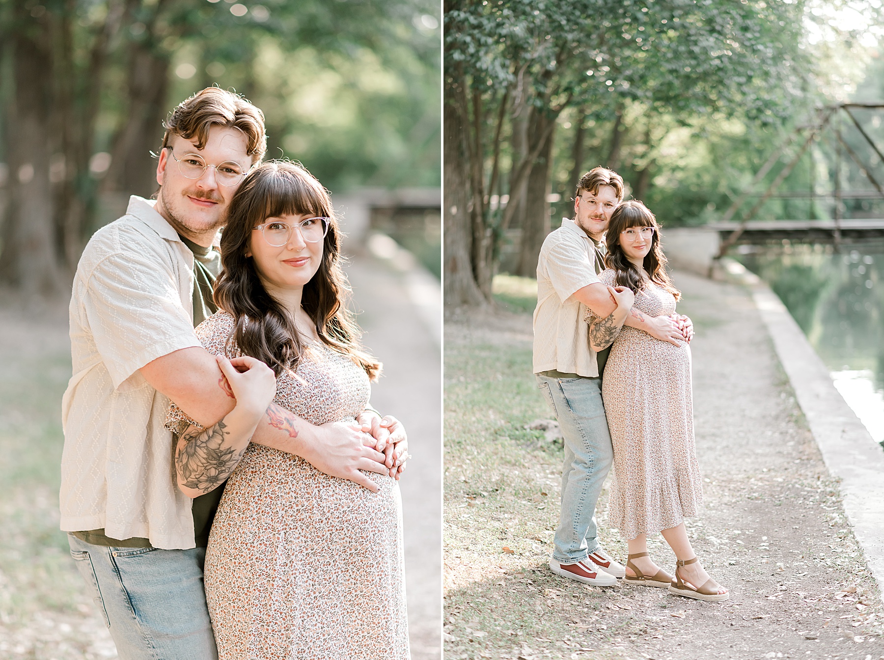 Maternity Photos at Brackenridge Park in San Antonio 