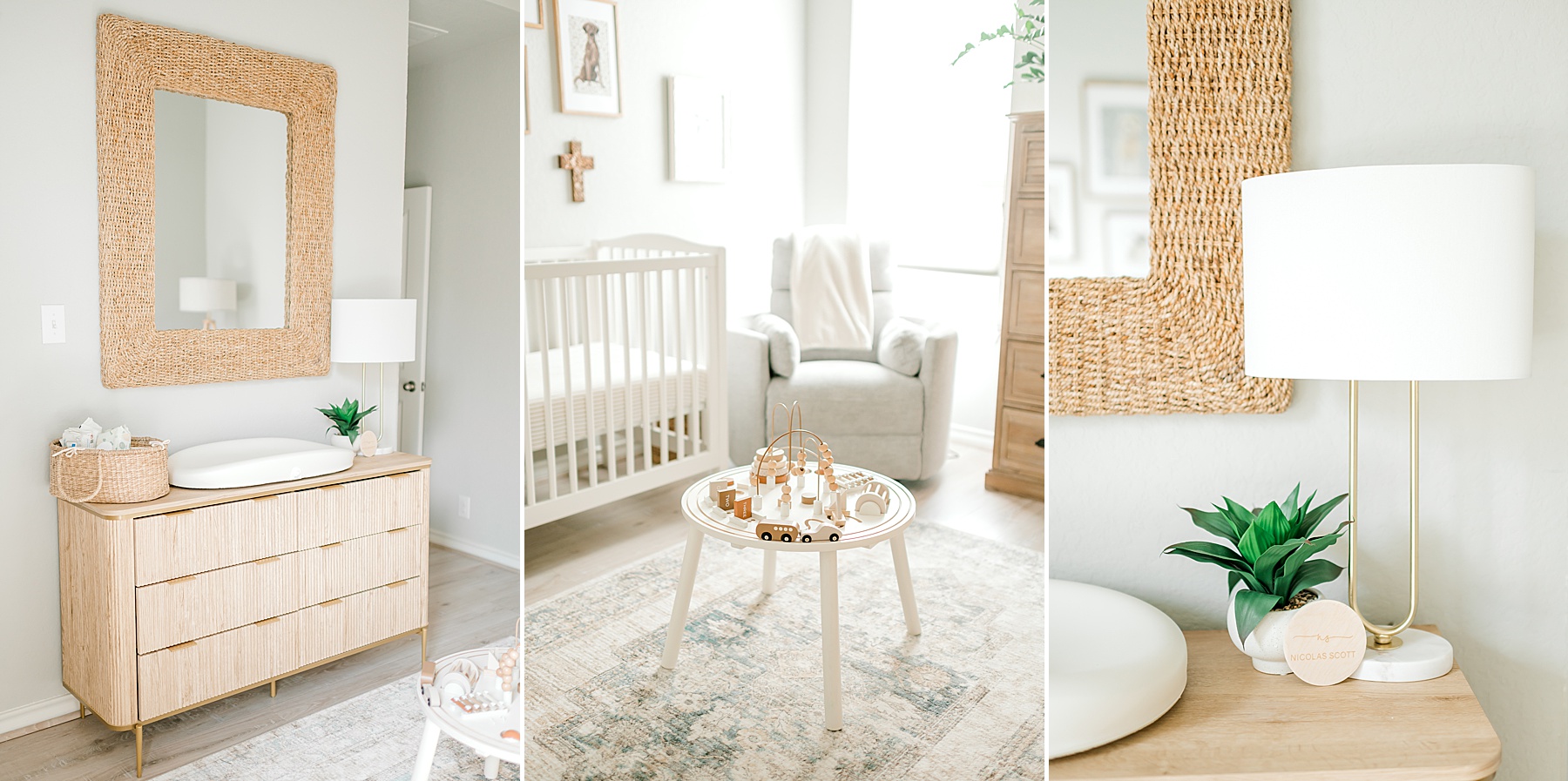 nursery from in-home lifestyle newborn session