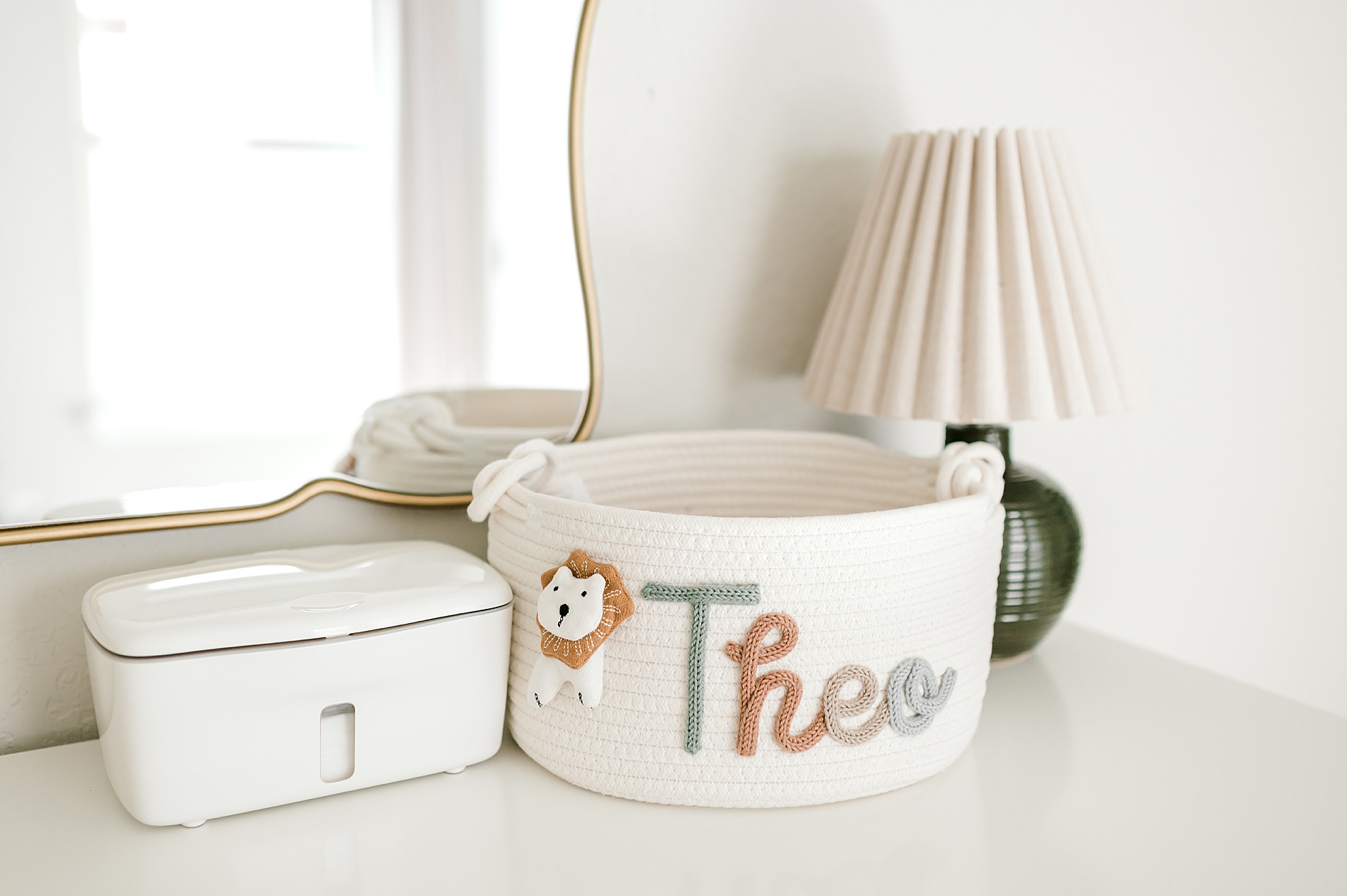 nursery details from Peaceful New Braunfels In-Home Newborn Session