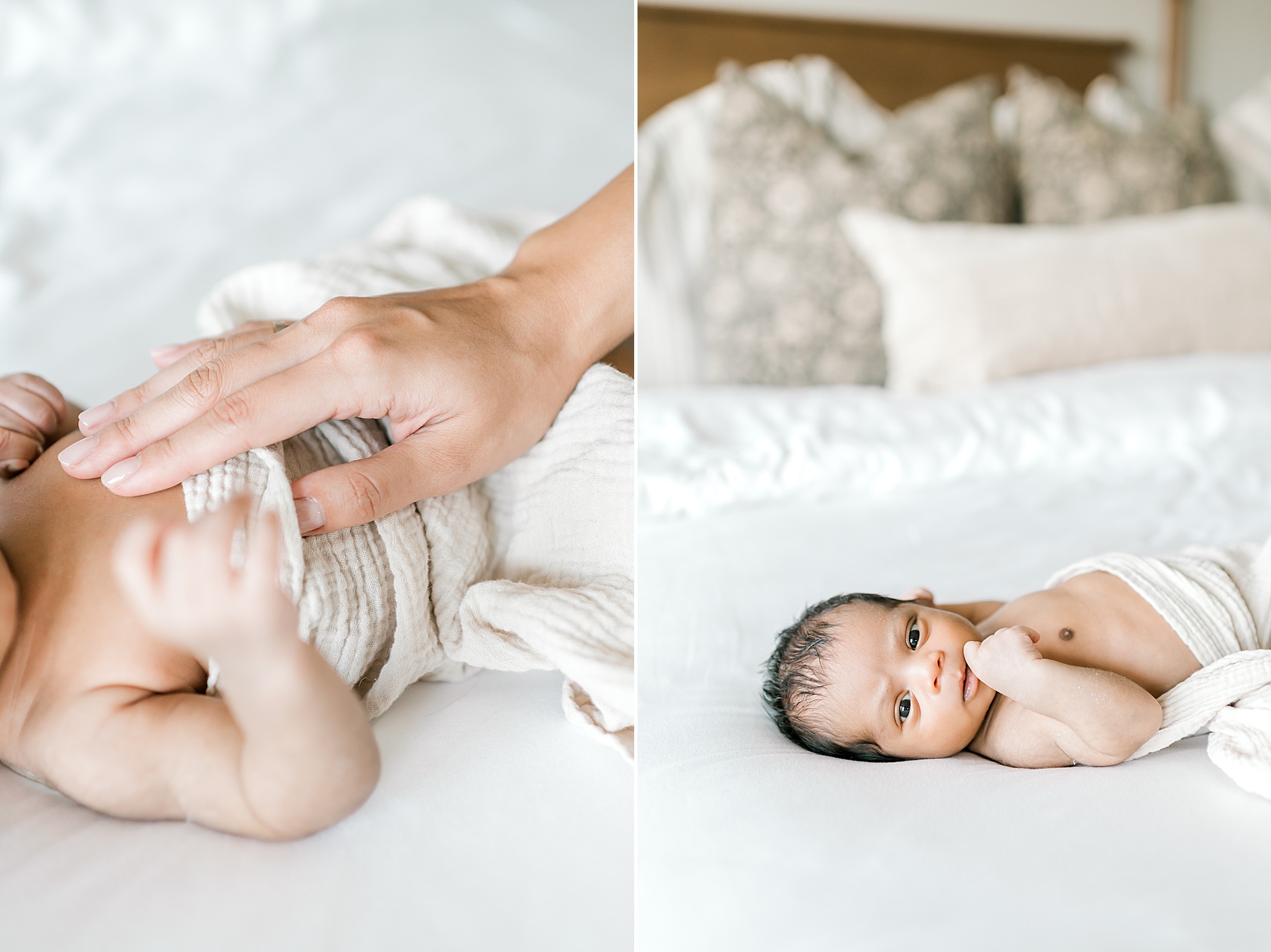 Peaceful New Braunfels In-Home Newborn Session