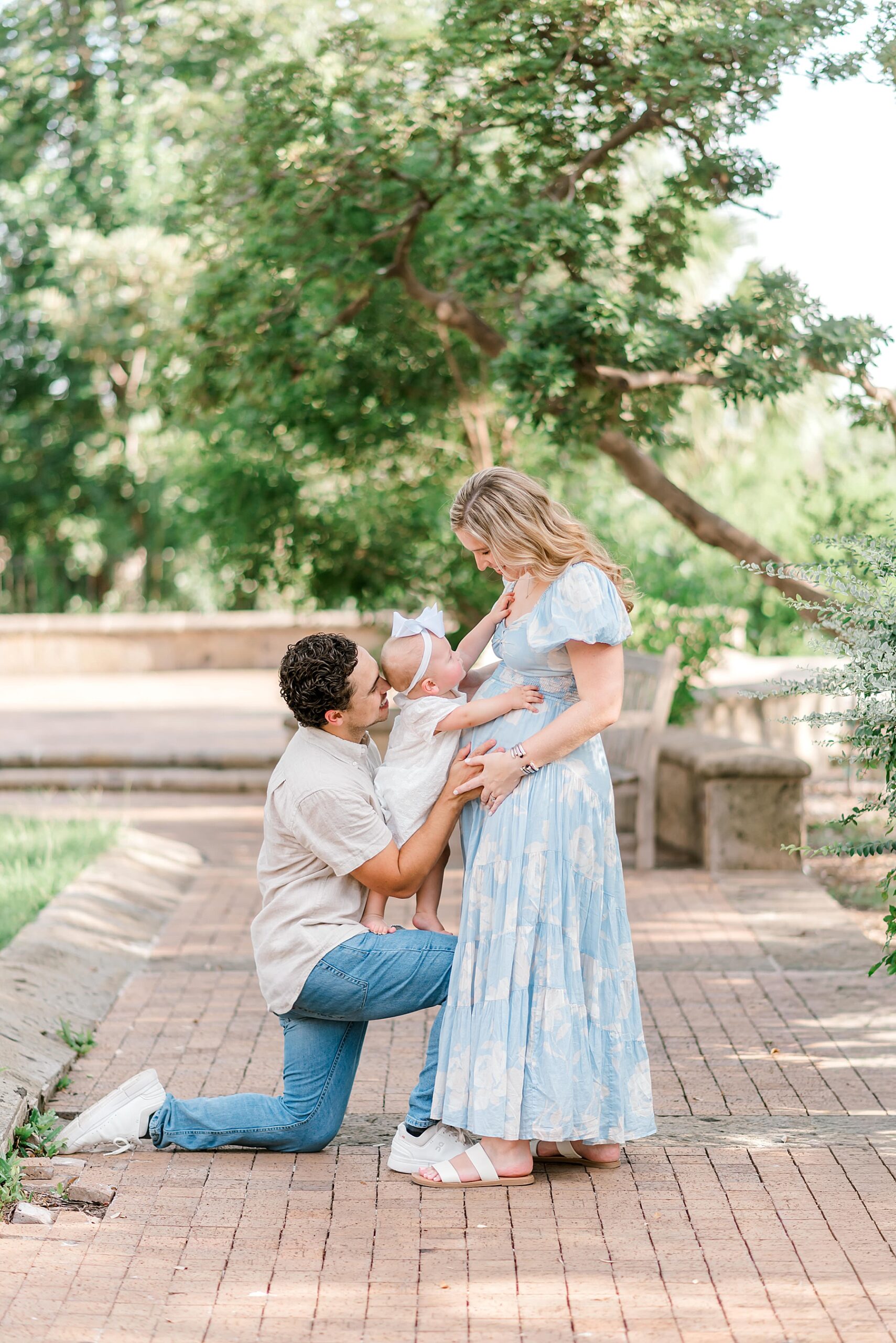 San Antonio maternity session at The McNay Art Museum  