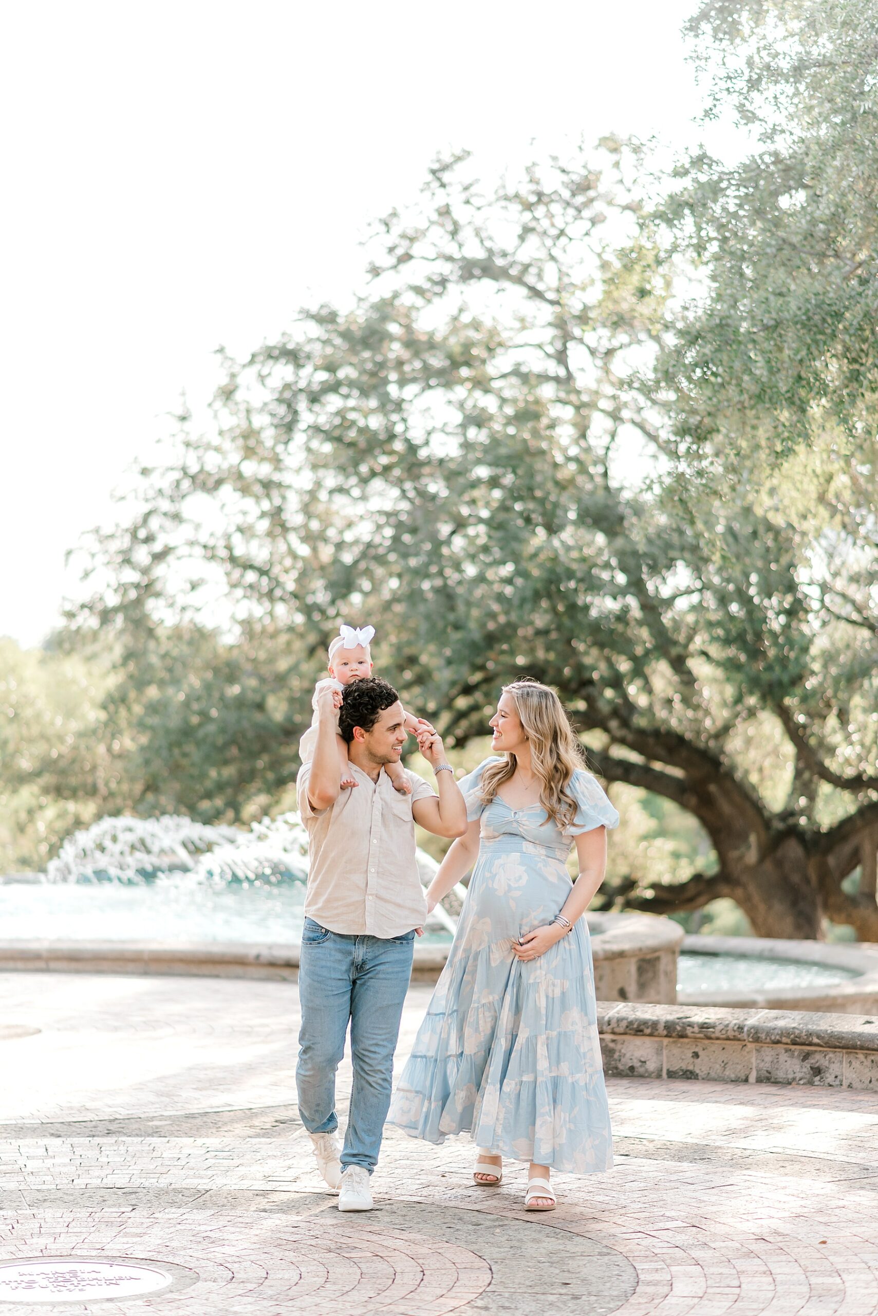 The McNay Art Museum Maternity Session in San Antonio, TX
