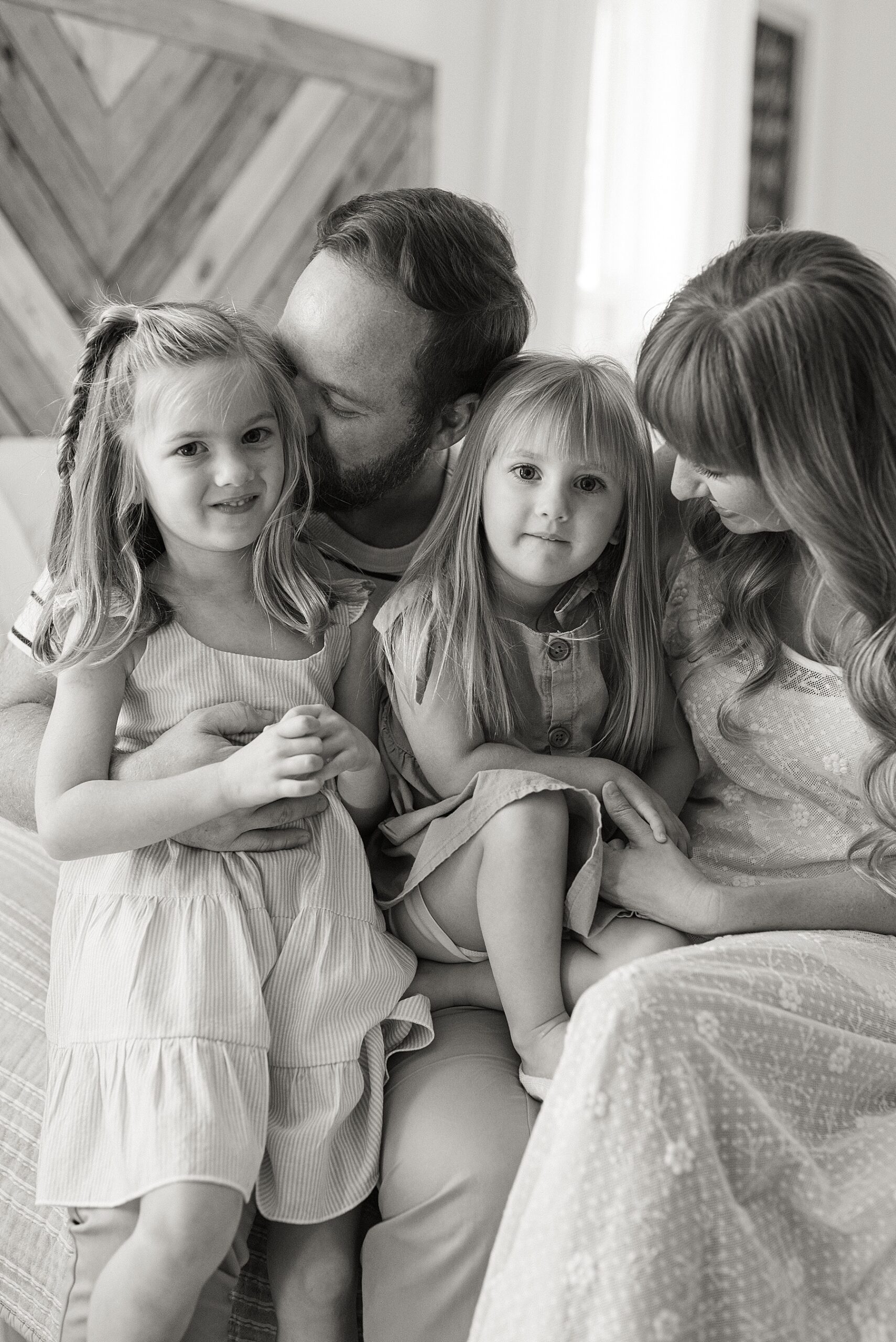 timeless family photos in family home