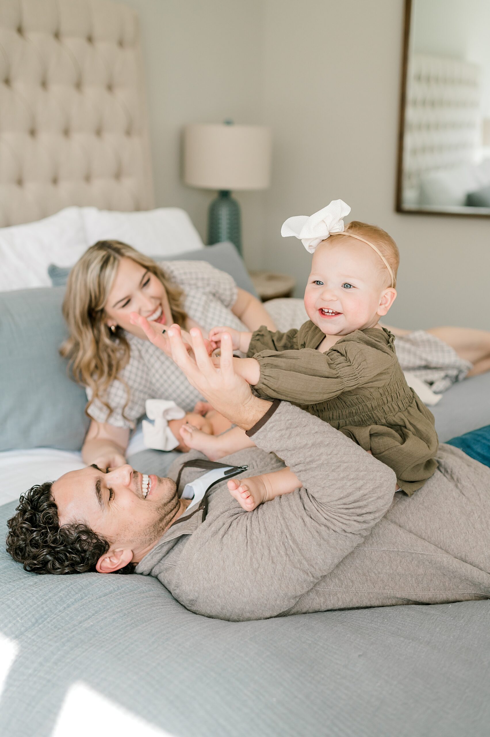 parents with their two daughters