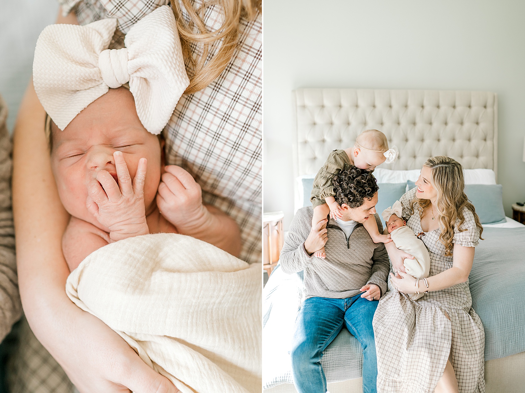 Swaddle vs. No Swaddle for Newborn Sessions