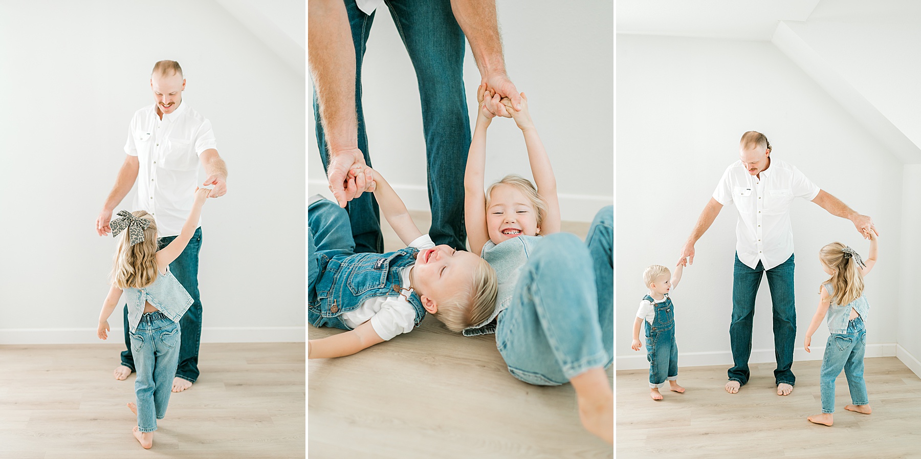 candid portraits of kids being silly