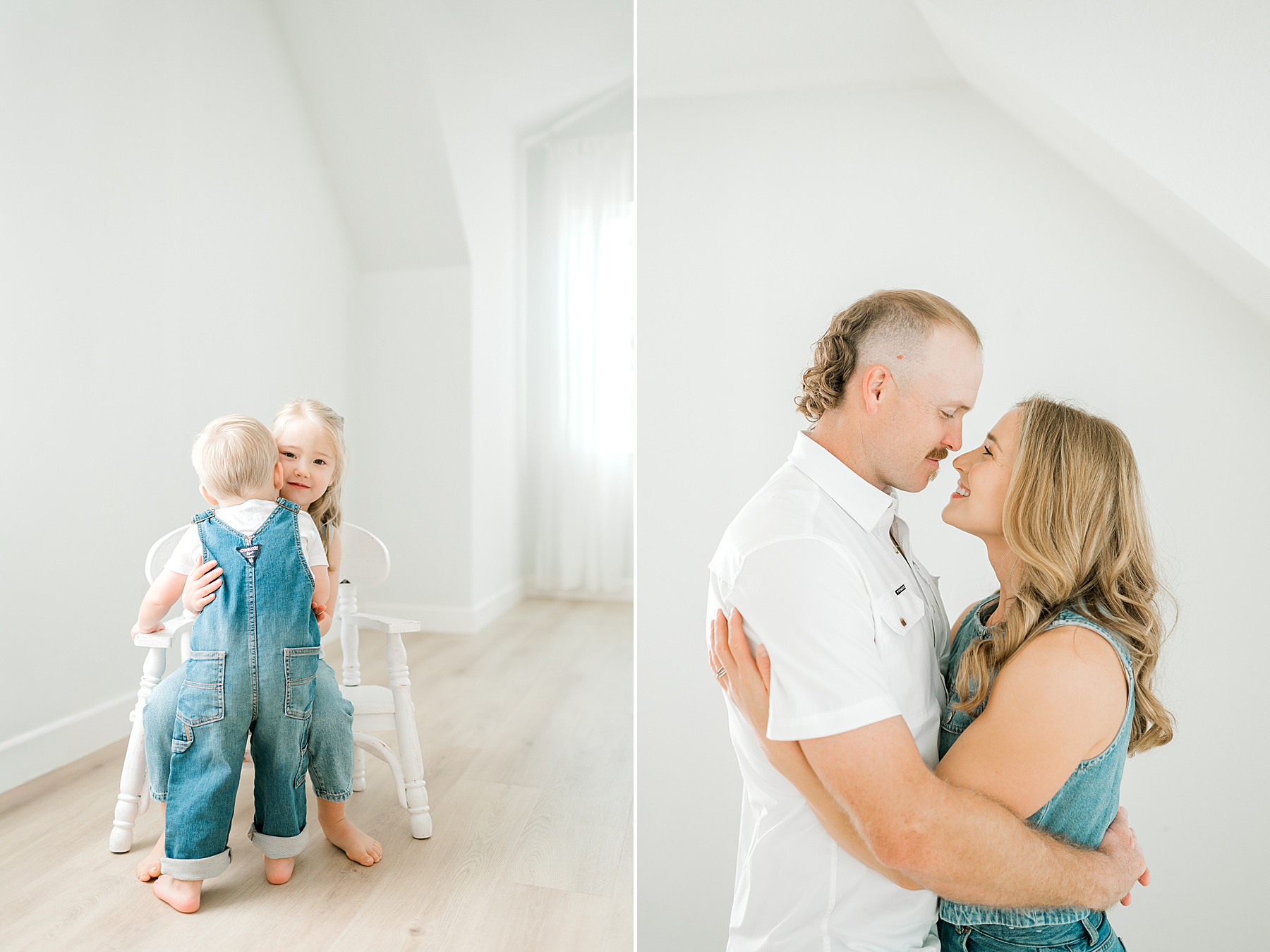 Casual Studio Family Session in Bulverde, TX