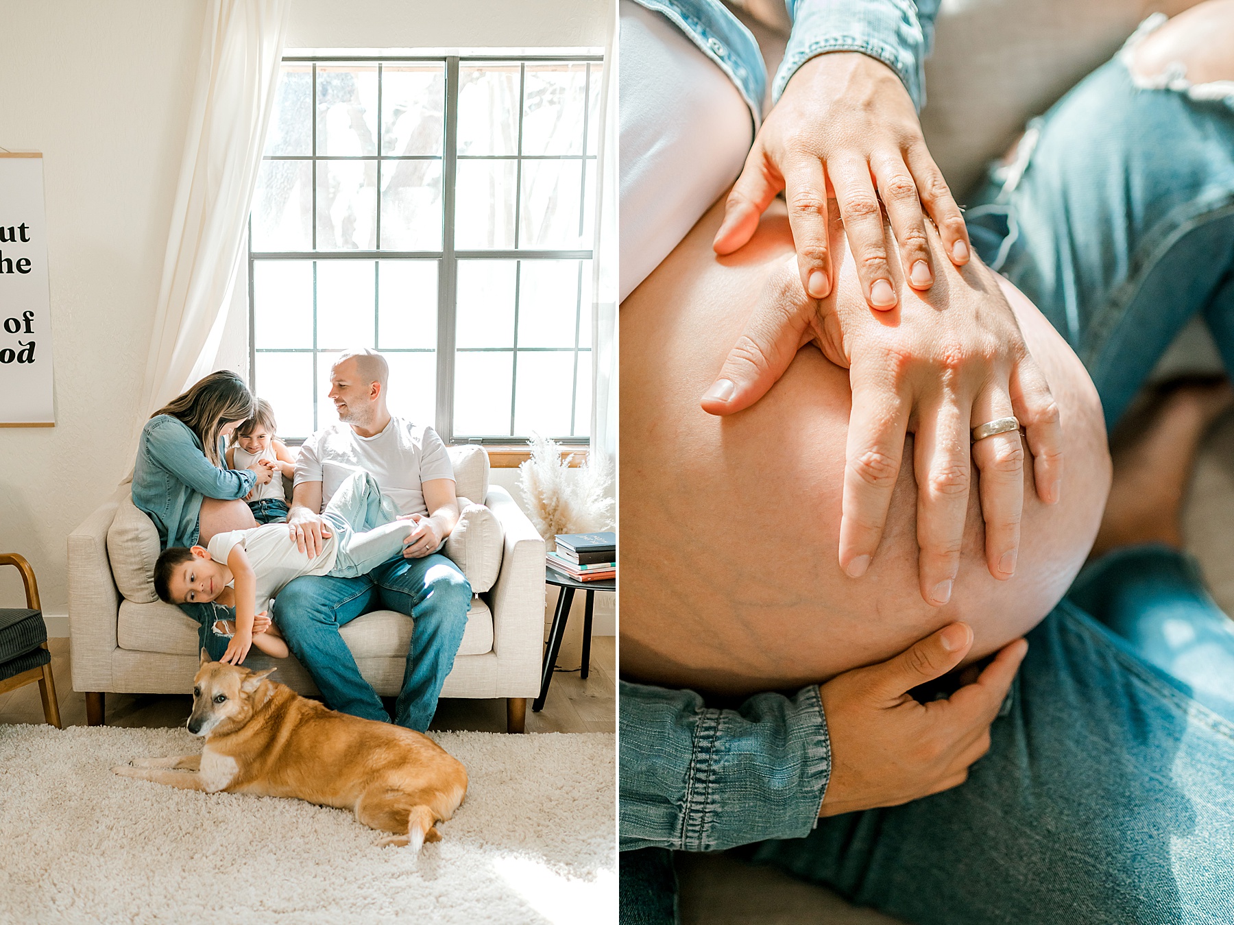 in-Home maternity session | Where Should We Take Our Maternity Portraits?