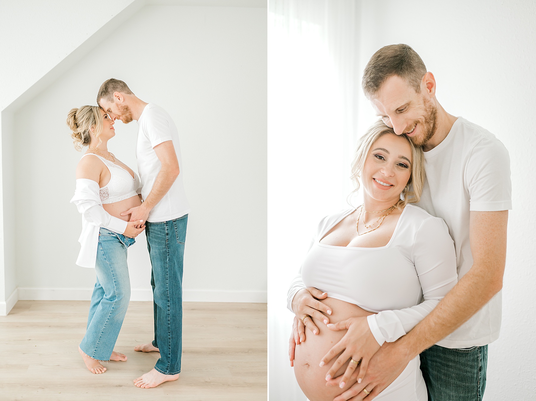 timeless studio maternity photos | Choosing a Maternity Photo Location 