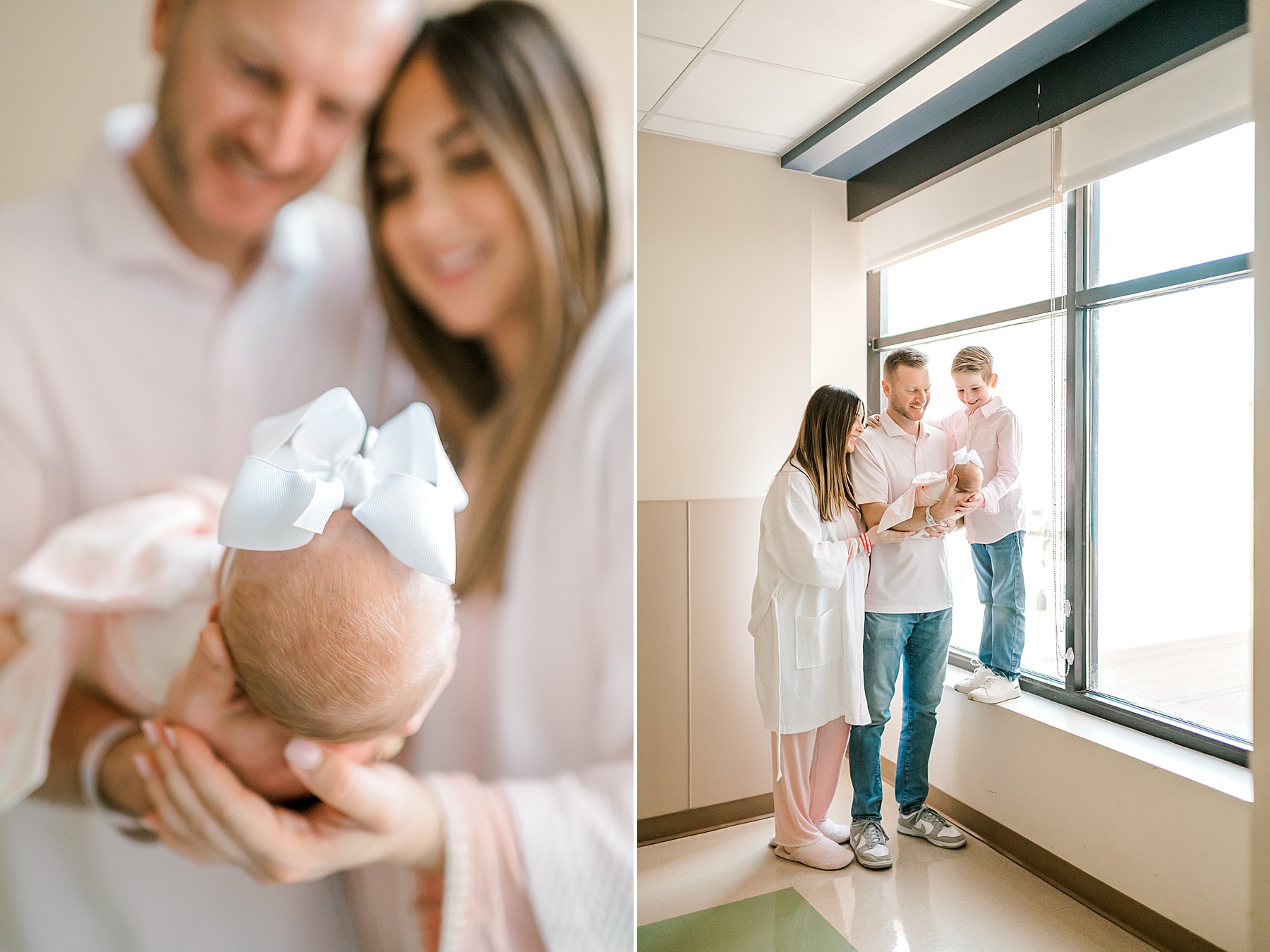 family during fresh 48 session | Fresh 48 vs In-Home Newborn Session: What’s the Difference?