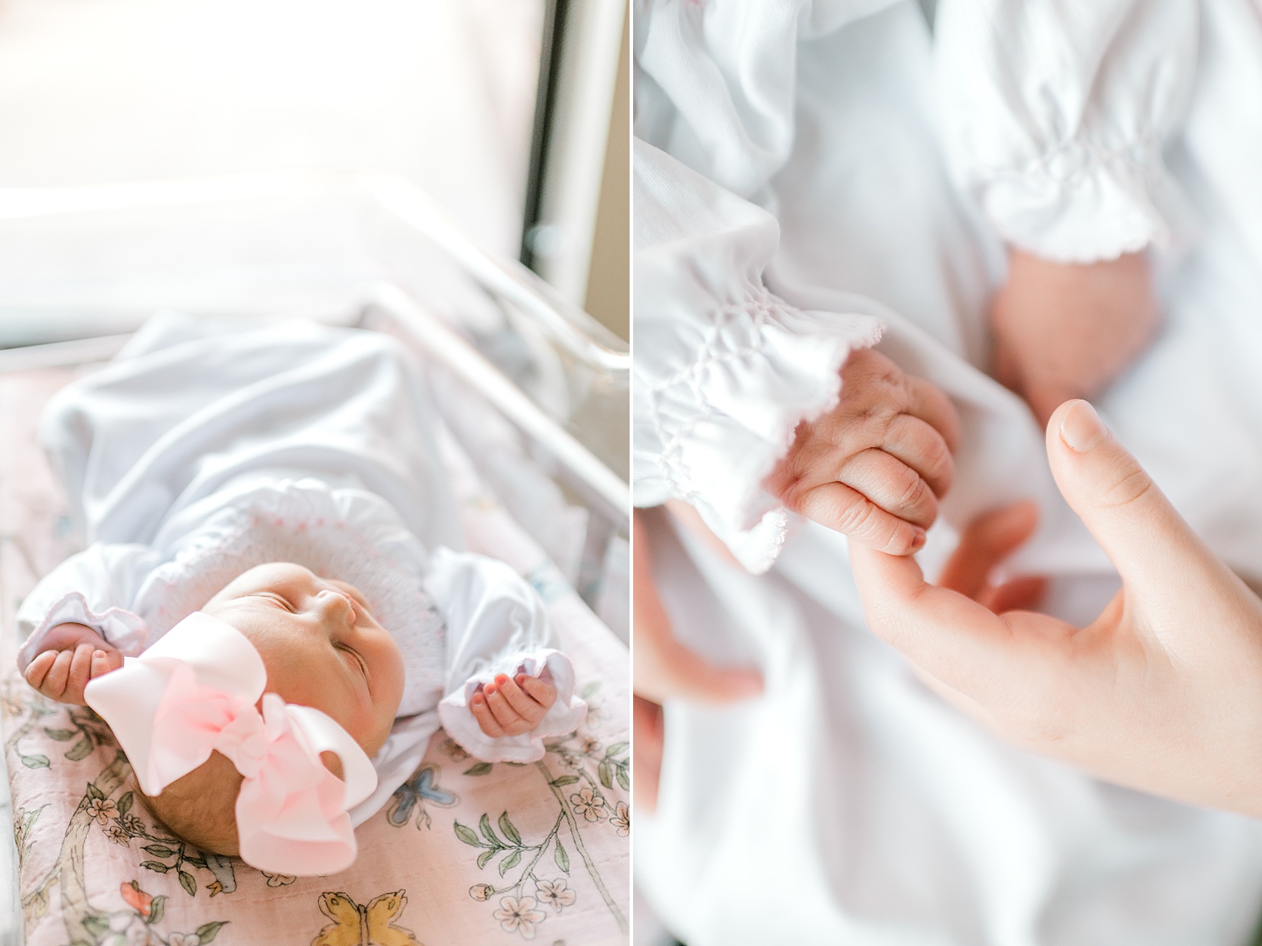 newborn girl from fresh 48 San Antonio session