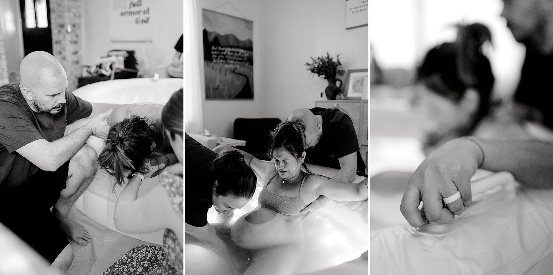 Intimate Home Birth Portraits in Bulverde, TX