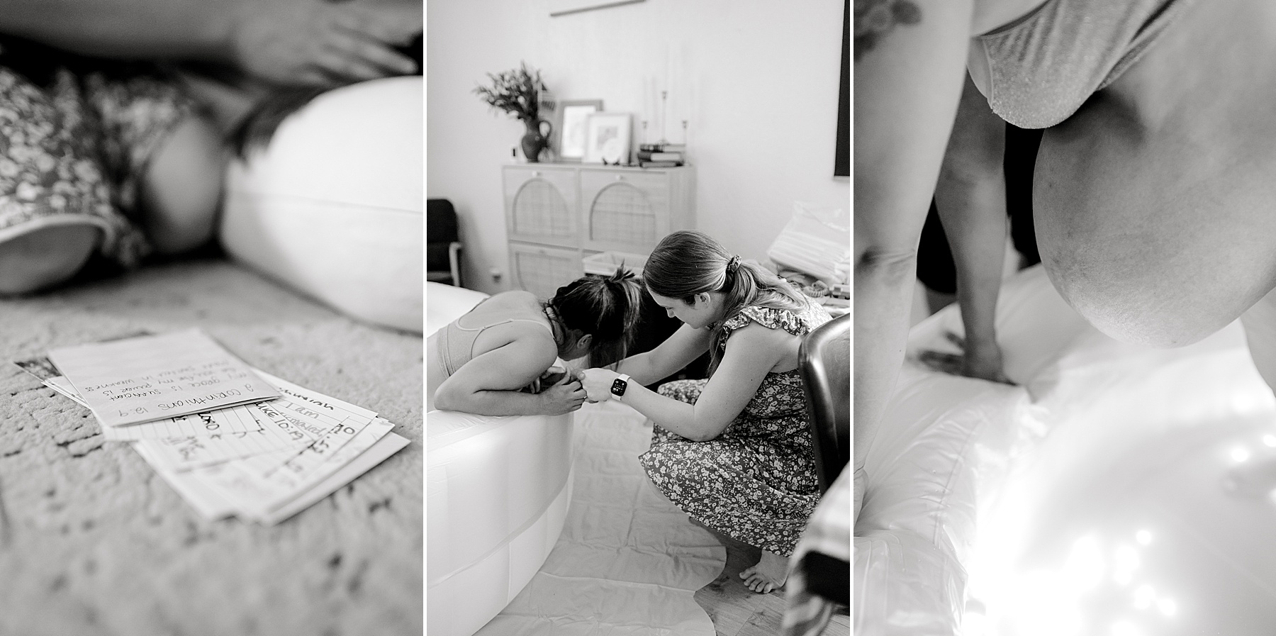 emotional moments from home birth in Bulverde, TX